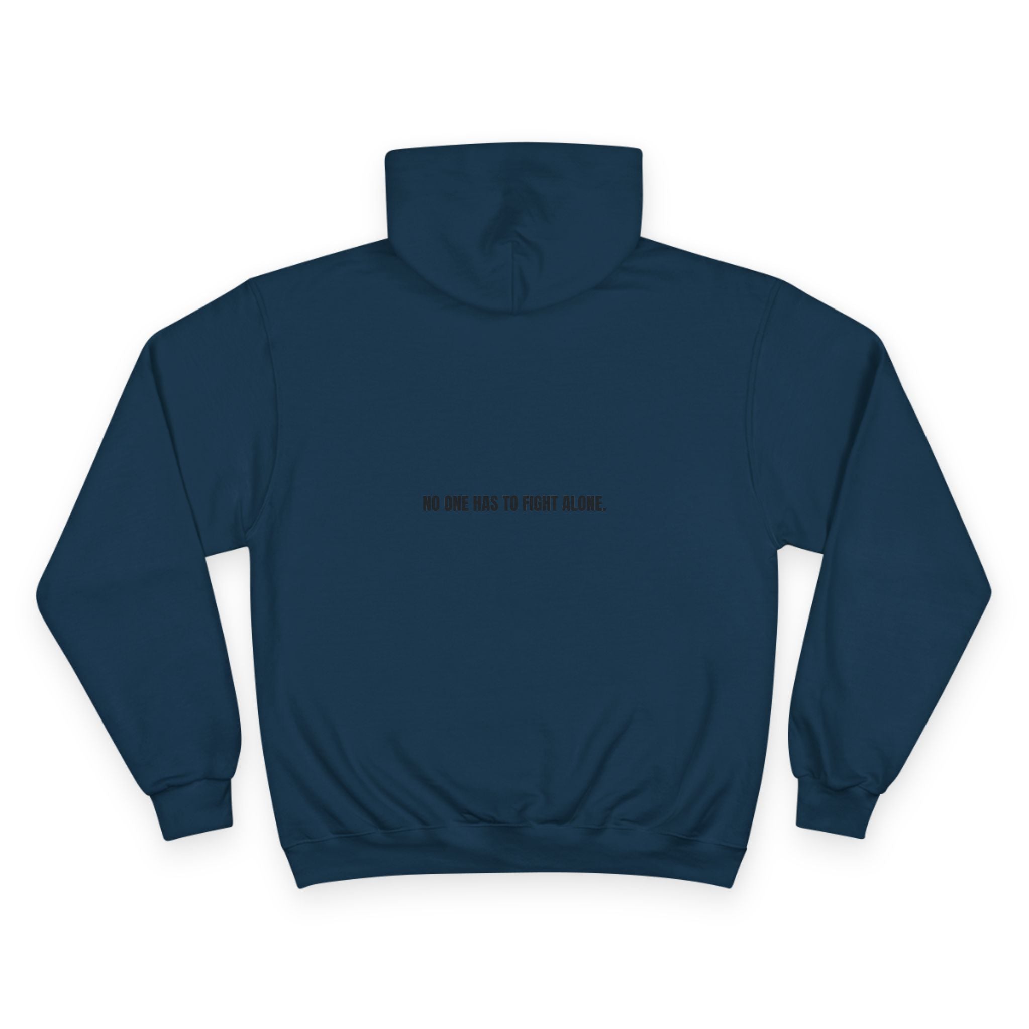 Champion Hoodie — “We Champion Cancer” Supportive Awareness Pullover