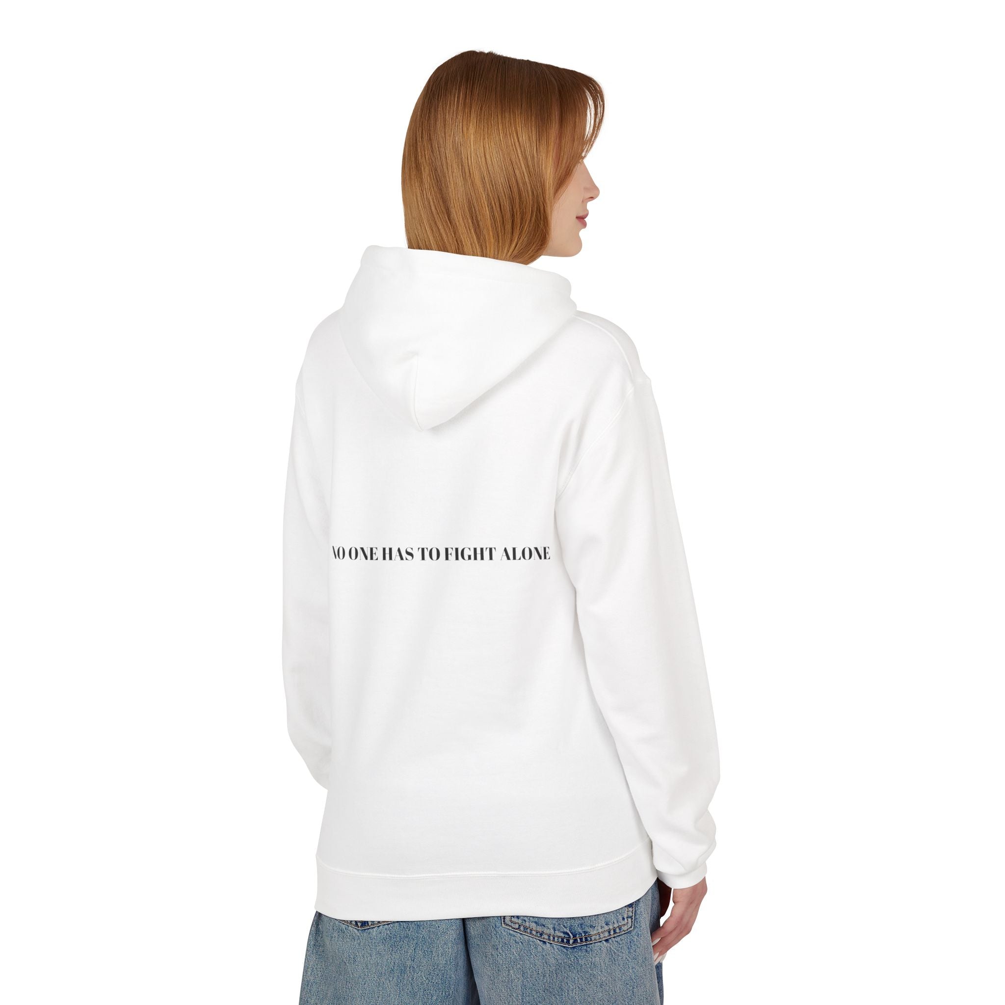 Cancer Survivor Watercolor Hoodie — "We Beat Cancer" Support Sweatshirt