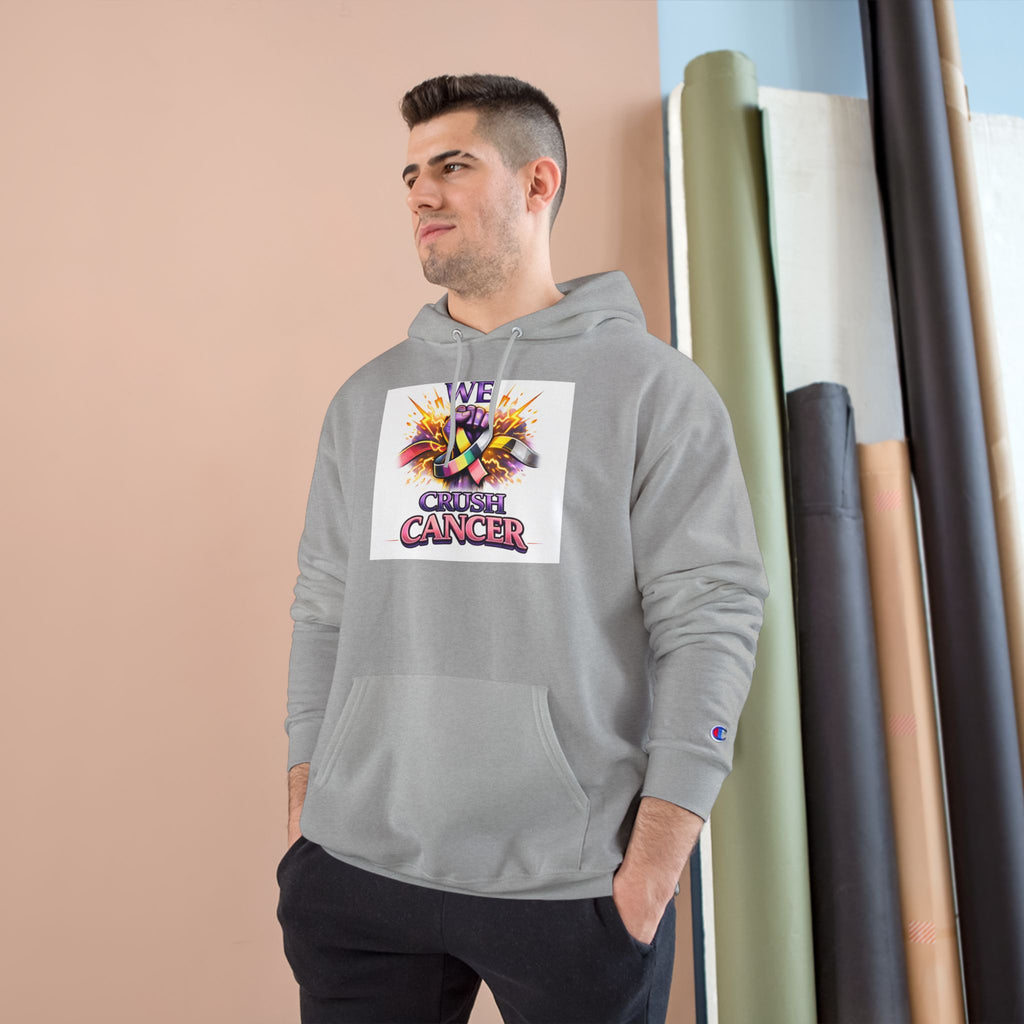 Champion Hoodie — “We Champion Cancer” Supportive Awareness Pullover