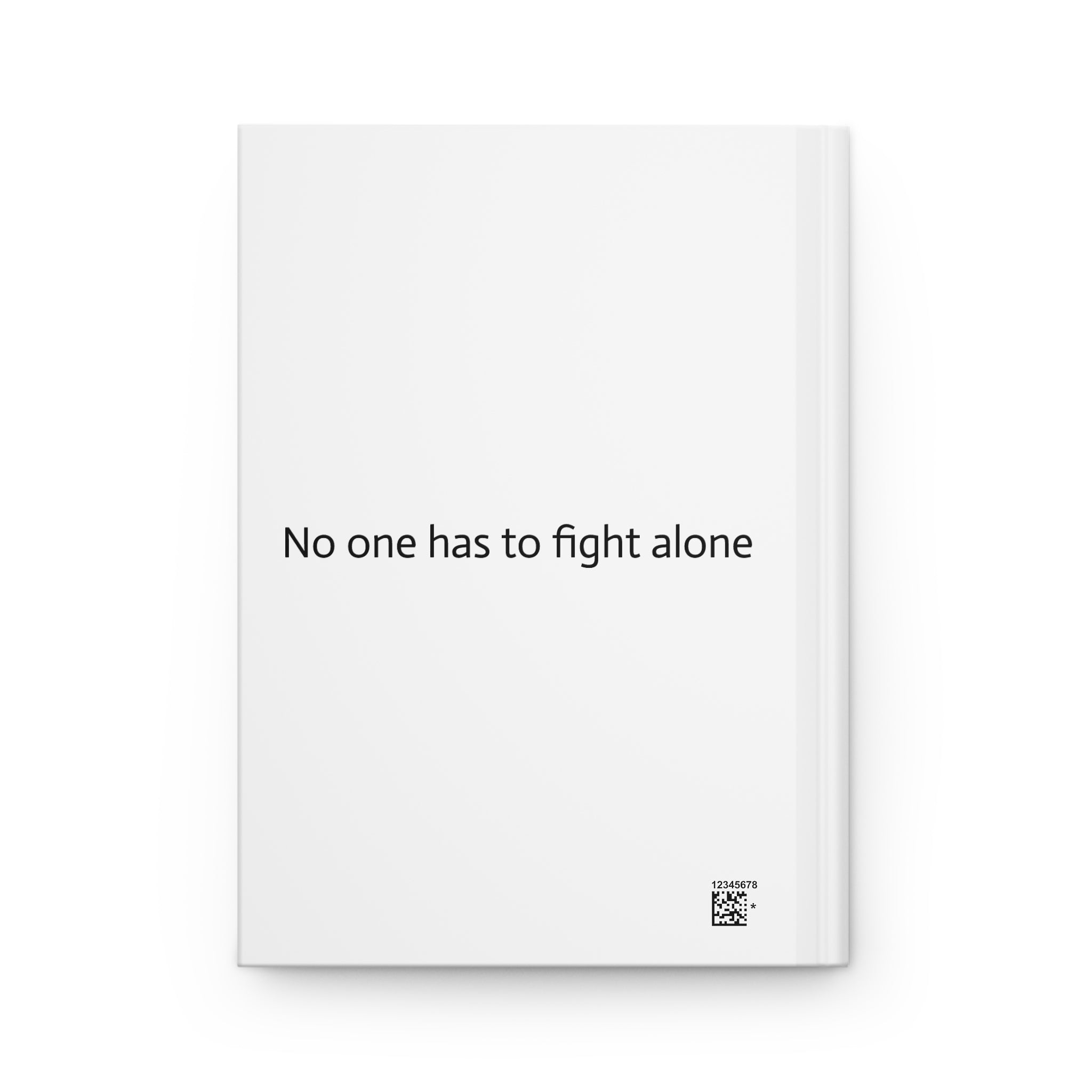 We Crush Cancer Journal | Hardcover Notebook, Cancer Awareness Ribbon Design