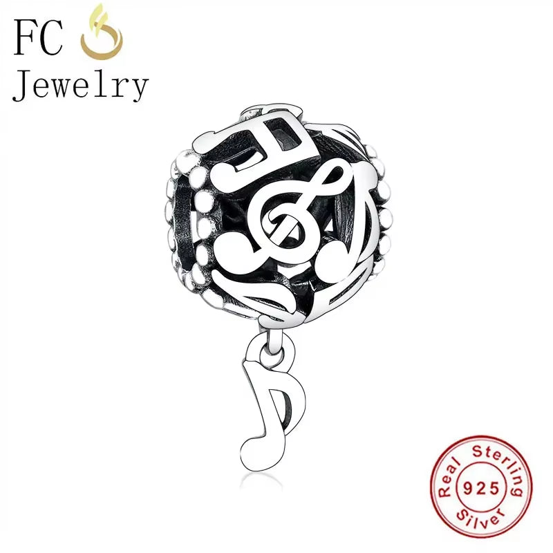 Jewelry Fit Original Brand Charms Bracelets 925 Sterling Silver Breasts Cancer Hope Ribbon Heart Family Mom Bead Women DIY