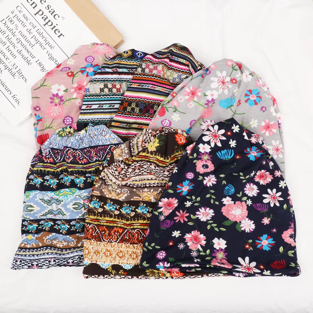 Cotton Women'S Baggy Slouchy Beanie Hat Sport Casual Headwear Hair Loss Headscarf Cancer Chemo Caps Spring Summer Hat
