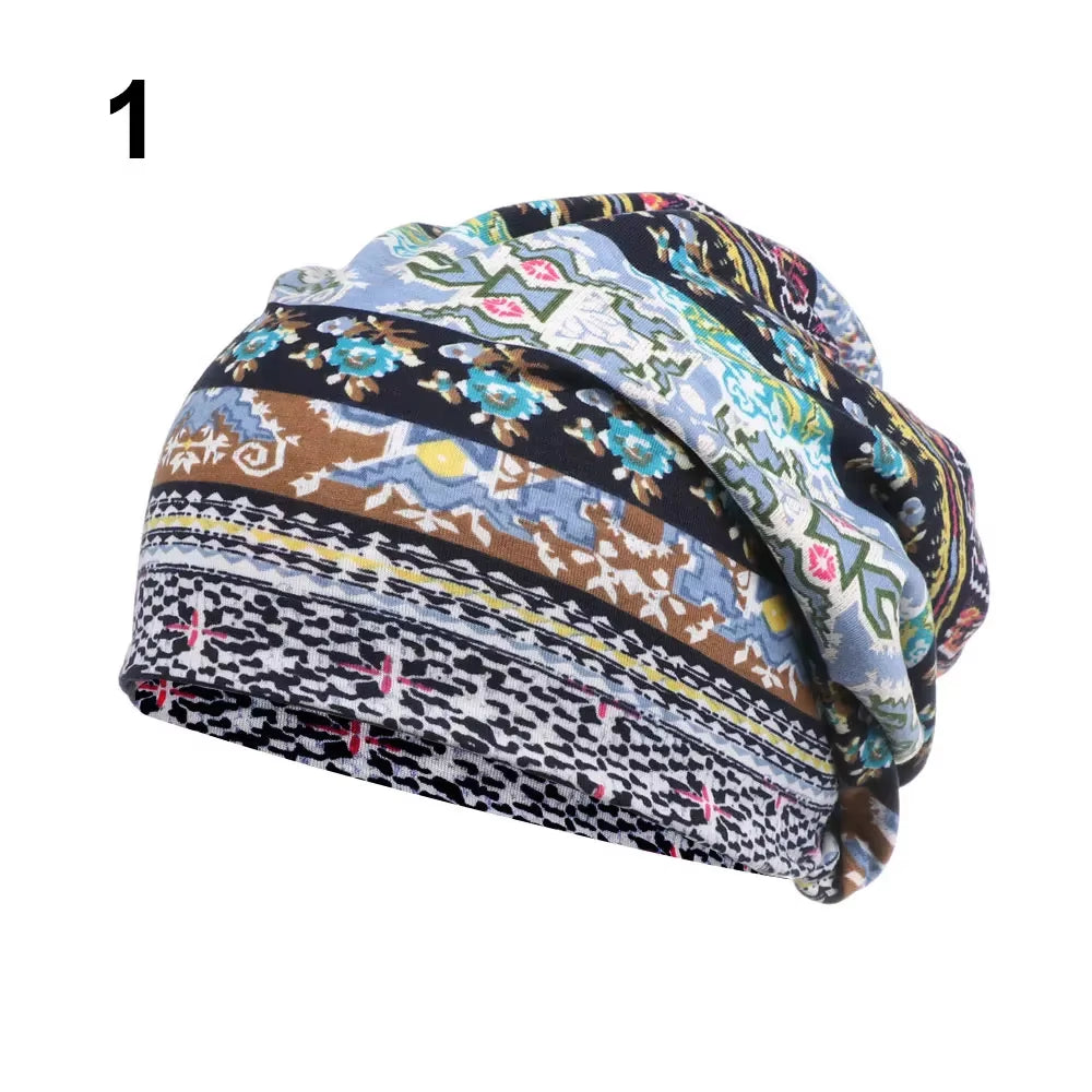 Cotton Women'S Baggy Slouchy Beanie Hat Sport Casual Headwear Hair Loss Headscarf Cancer Chemo Caps Spring Summer Hat