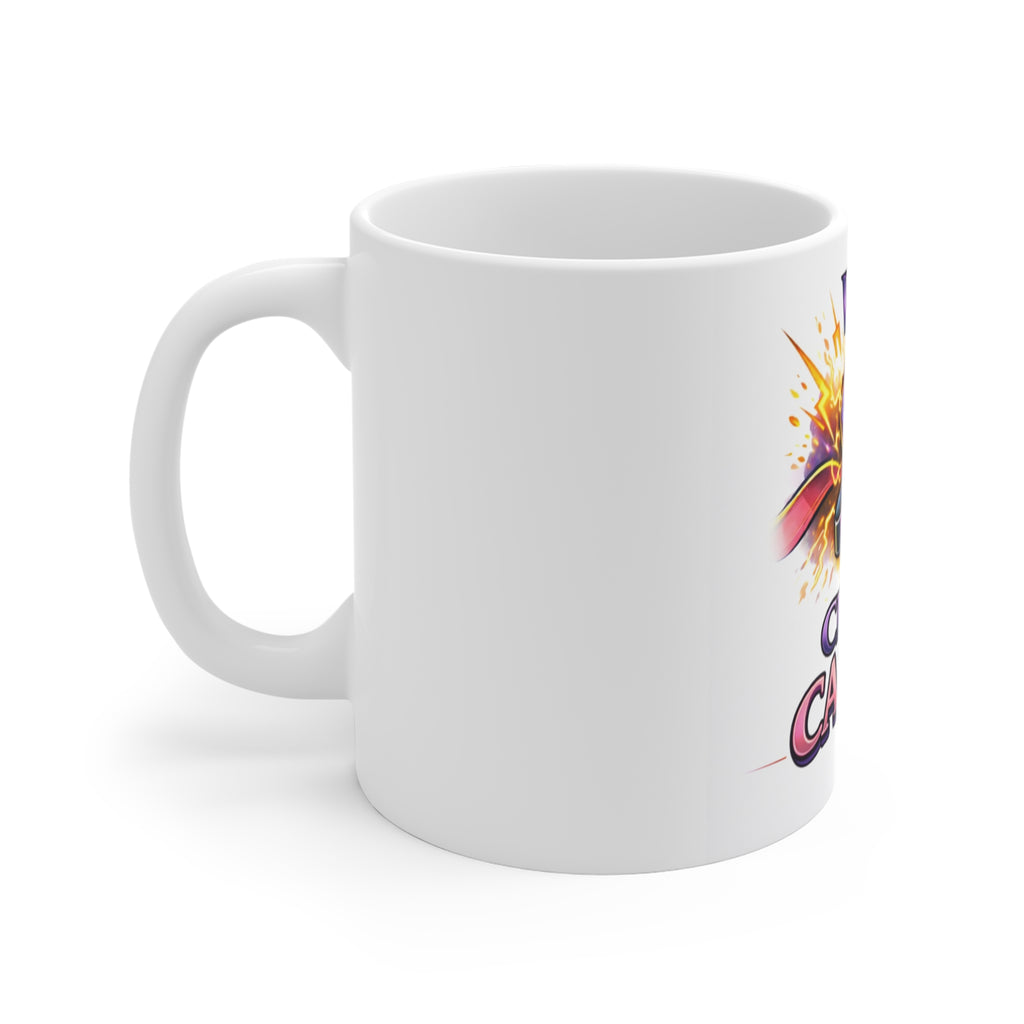 We Crush Cancer Mug – Cancer Awareness Ribbon Coffee Cup