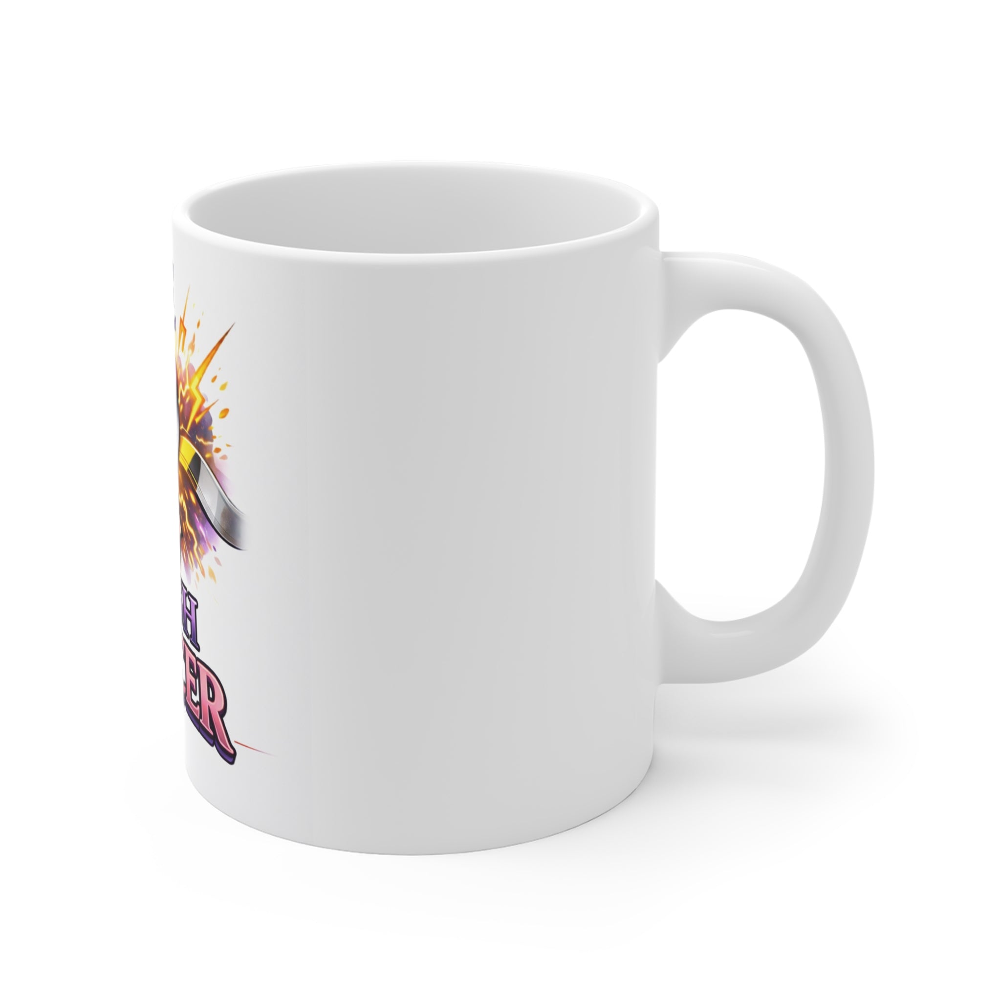 We Crush Cancer Mug – Cancer Awareness Ribbon Coffee Cup