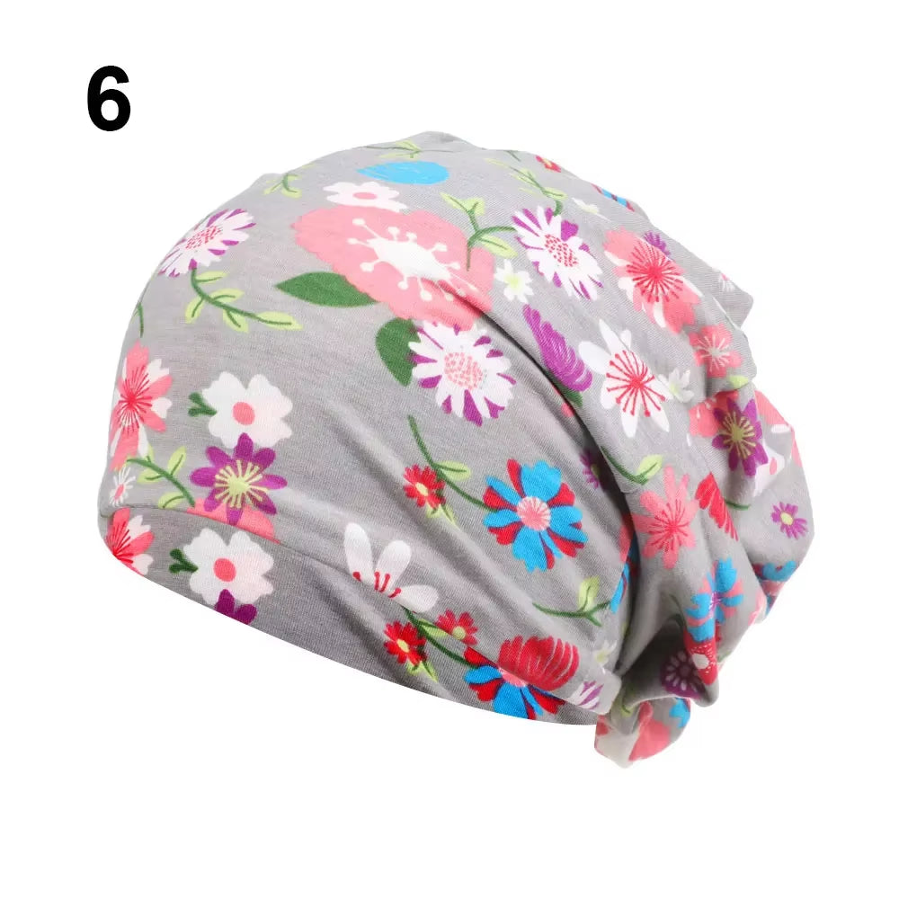 Cotton Women'S Baggy Slouchy Beanie Hat Sport Casual Headwear Hair Loss Headscarf Cancer Chemo Caps Spring Summer Hat