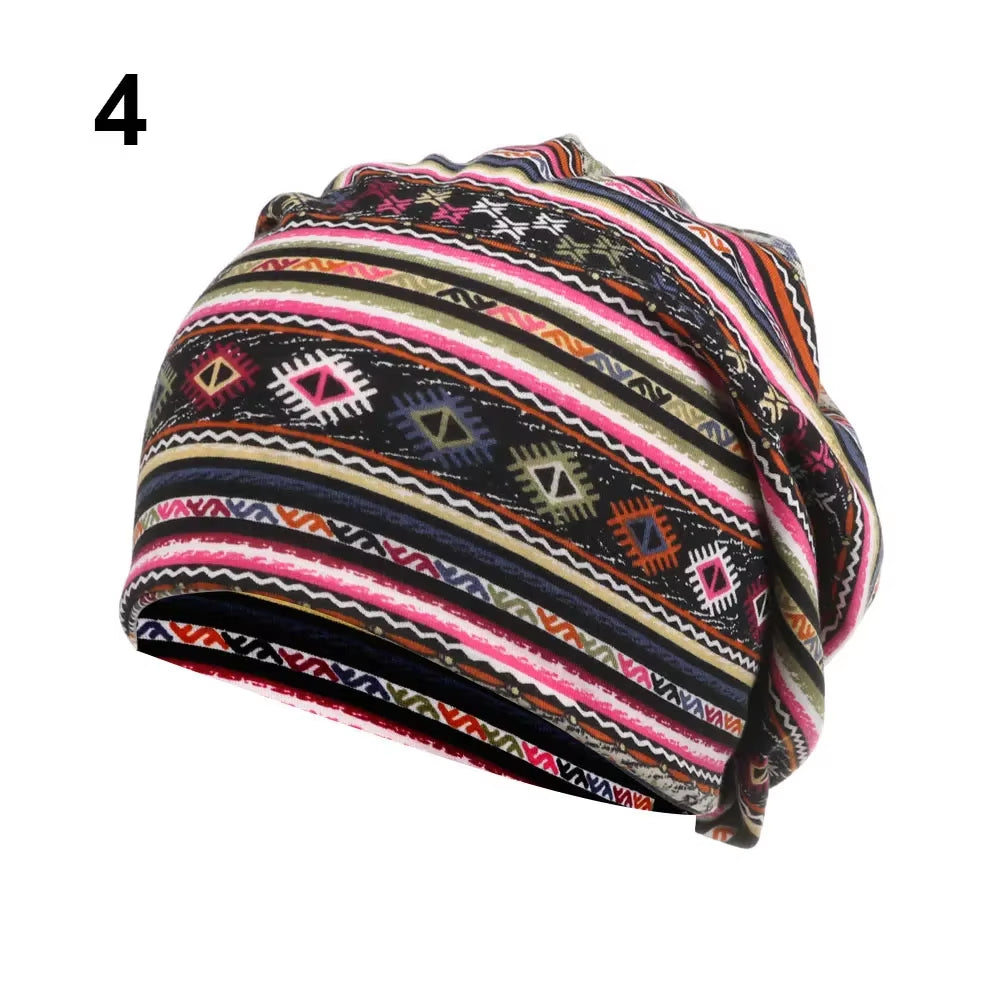 Cotton Women'S Baggy Slouchy Beanie Hat Sport Casual Headwear Hair Loss Headscarf Cancer Chemo Caps Spring Summer Hat