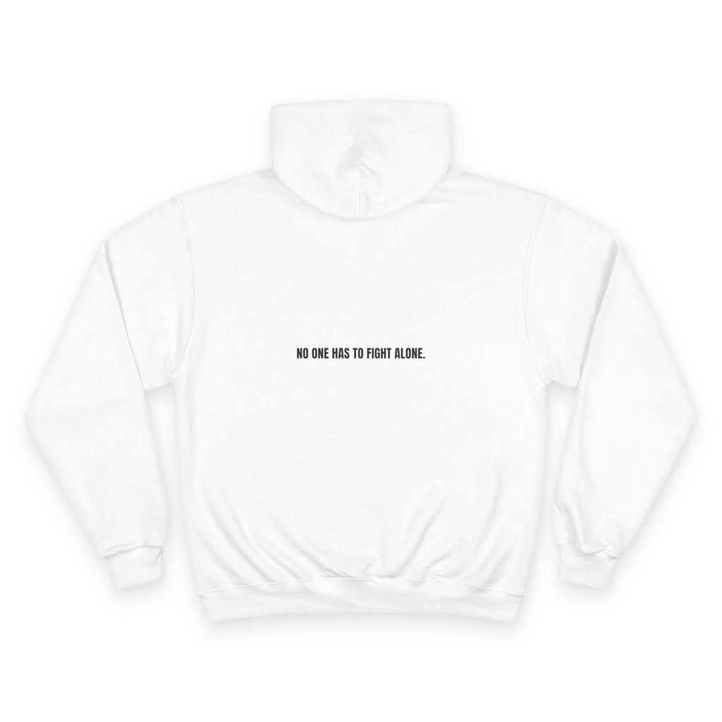 Champion Hoodie — “We Champion Cancer” Supportive Awareness Pullover