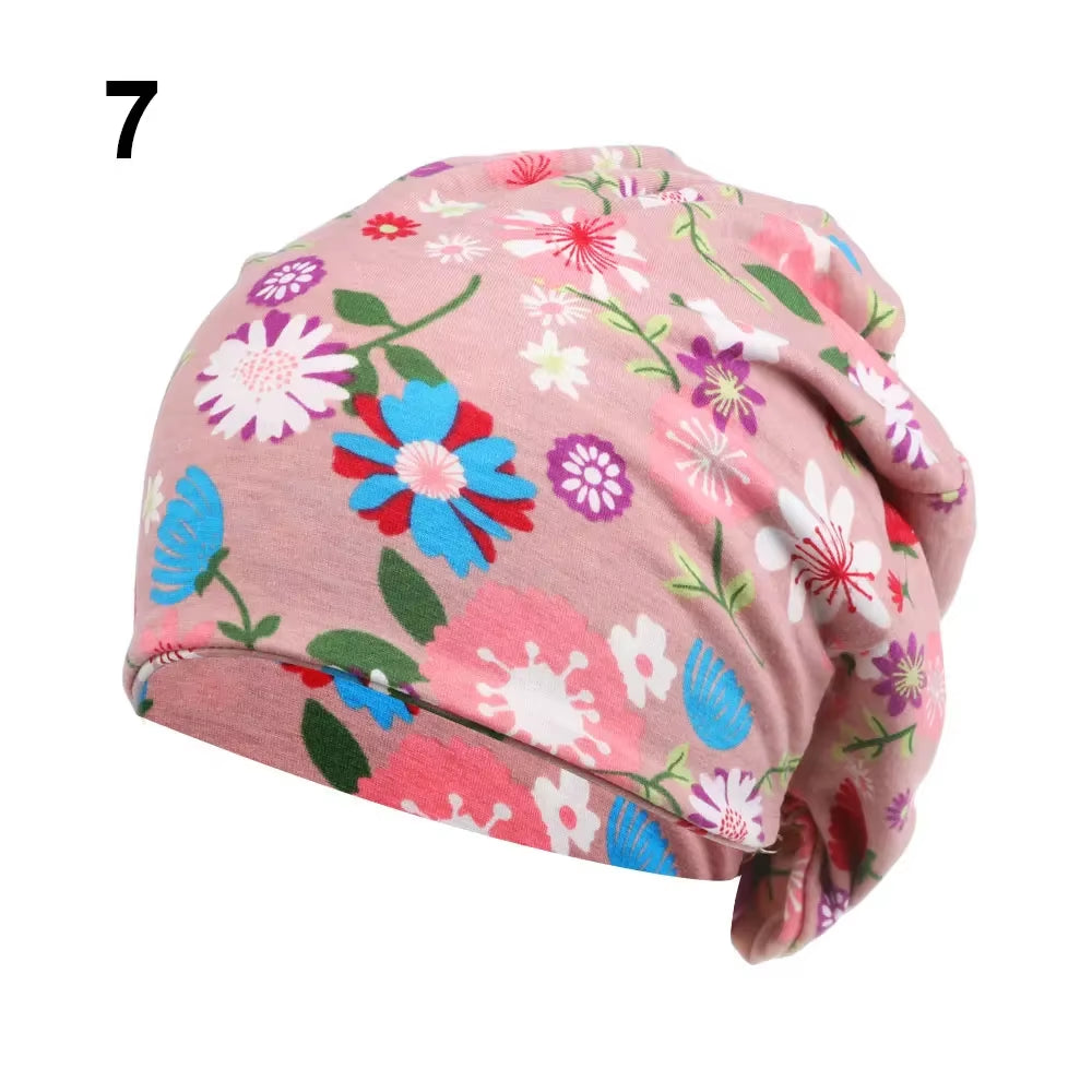 Cotton Women'S Baggy Slouchy Beanie Hat Sport Casual Headwear Hair Loss Headscarf Cancer Chemo Caps Spring Summer Hat