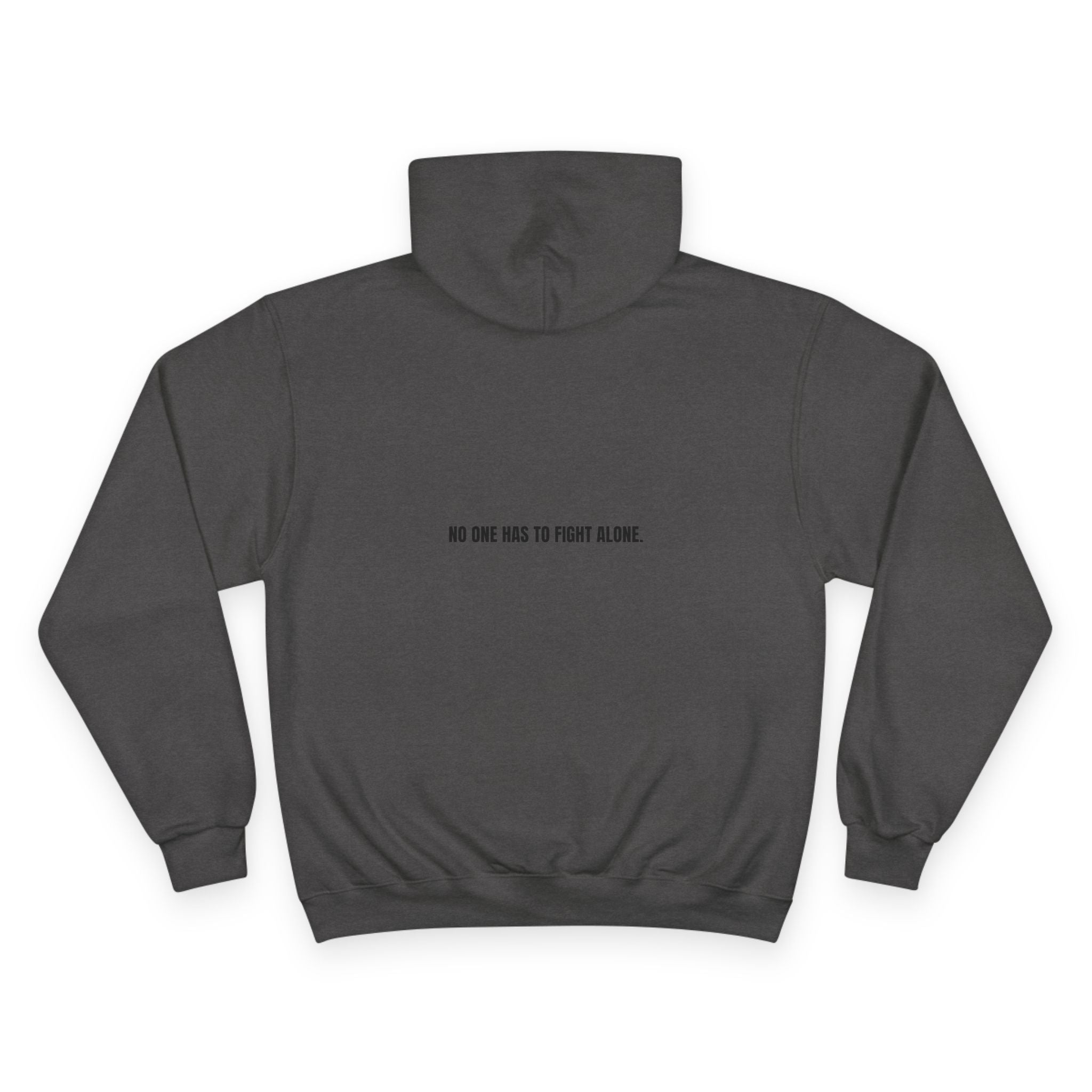 Champion Hoodie — “We Champion Cancer” Supportive Awareness Pullover