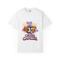 We Crush Cancer T-Shirt — Cancer Awareness Ribbon Tee ("No One Has to Fight Alone")