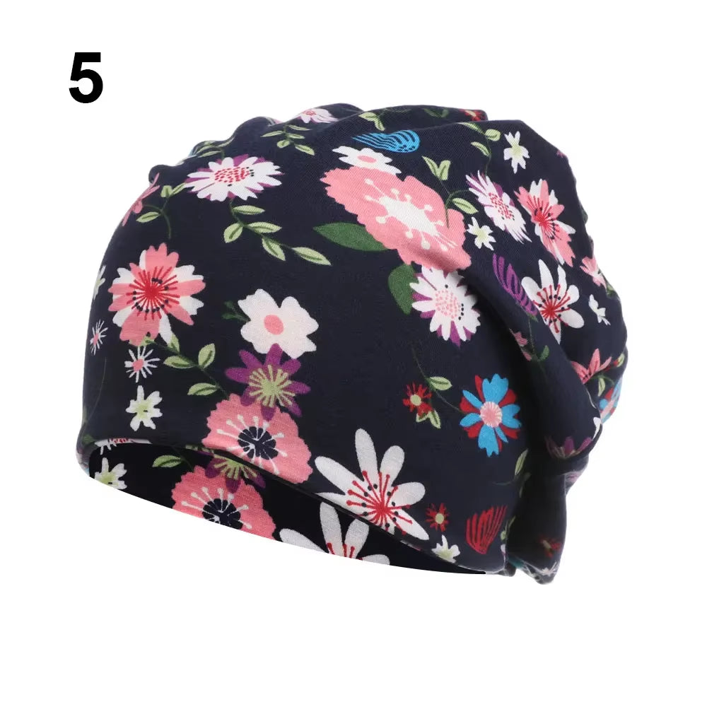 Cotton Women'S Baggy Slouchy Beanie Hat Sport Casual Headwear Hair Loss Headscarf Cancer Chemo Caps Spring Summer Hat