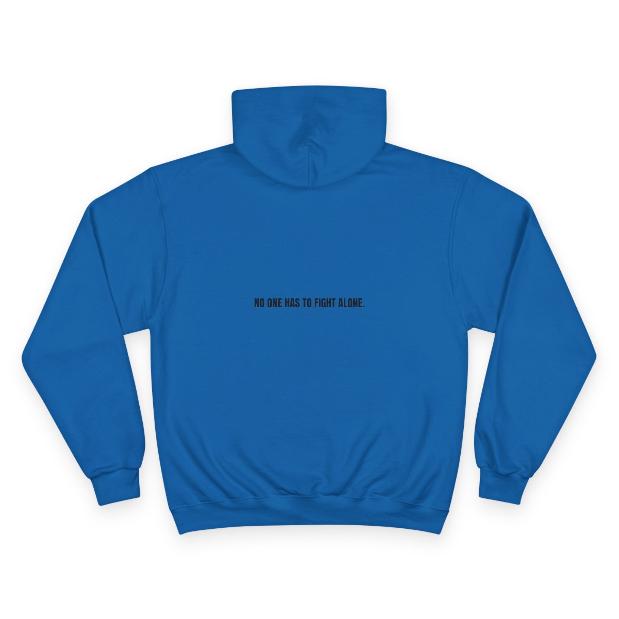 Champion Hoodie — “We Champion Cancer” Supportive Awareness Pullover