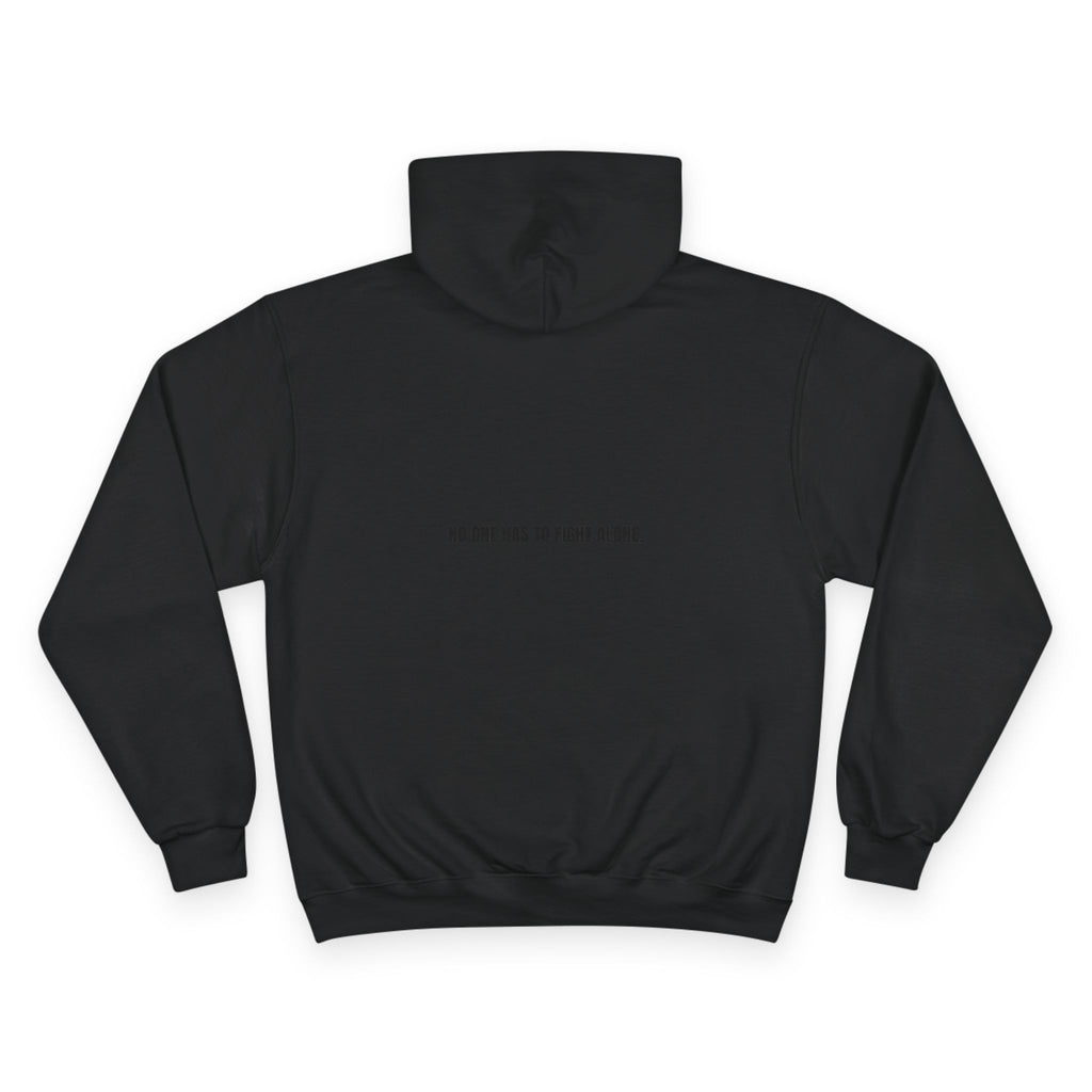 Champion Hoodie — “We Champion Cancer” Supportive Awareness Pullover