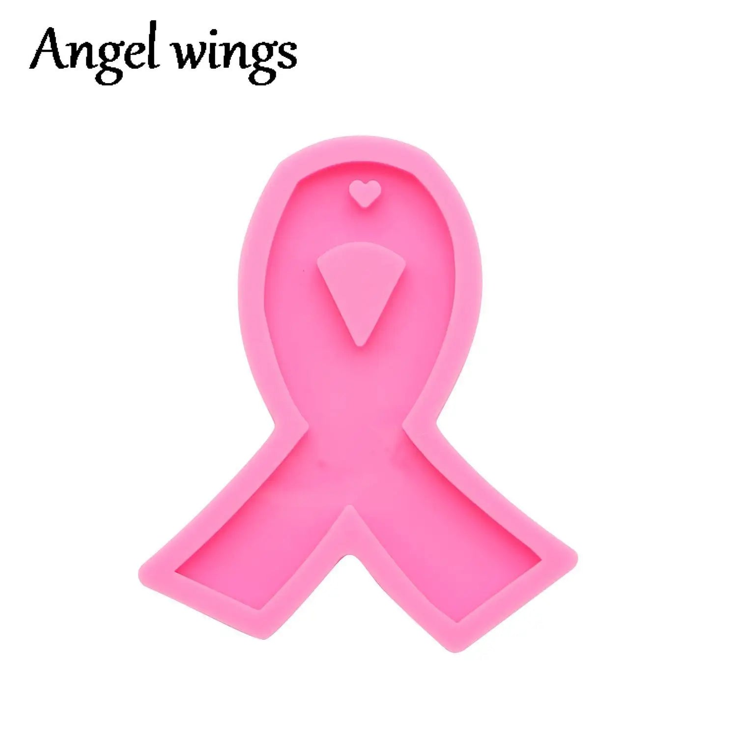 Cancer Molds!-DY0107 Silicone Bow/Breast Cancer Molds, Crown/Music notes Keychain Crafts Epoxy DIY Resin art Mold, Fondant Chocolate Cake Mold
