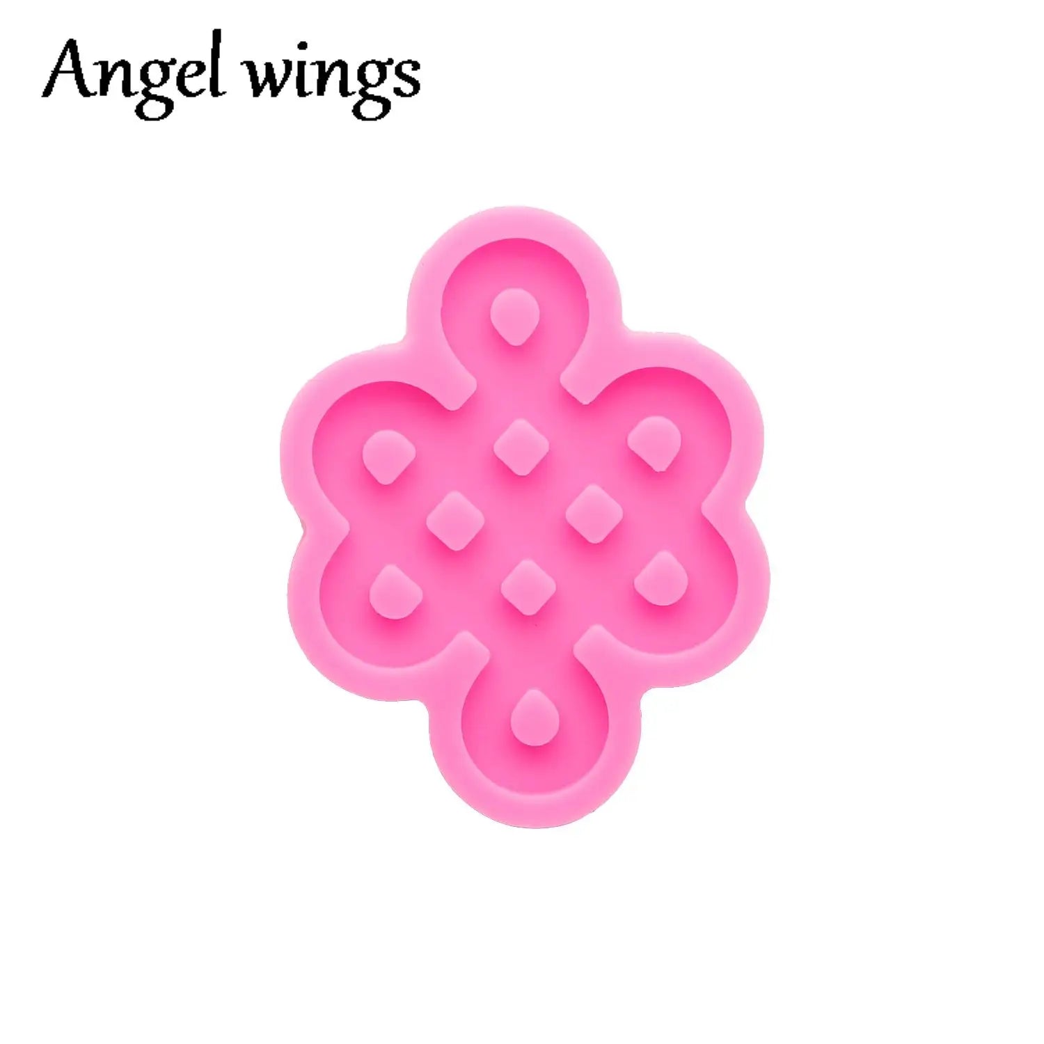 Cancer Molds!-DY0107 Silicone Bow/Breast Cancer Molds, Crown/Music notes Keychain Crafts Epoxy DIY Resin art Mold, Fondant Chocolate Cake Mold