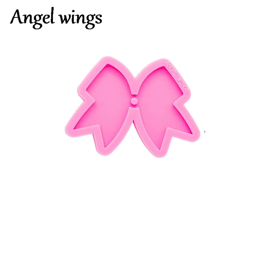 Cancer Molds!-DY0107 Silicone Bow/Breast Cancer Molds, Crown/Music notes Keychain Crafts Epoxy DIY Resin art Mold, Fondant Chocolate Cake Mold