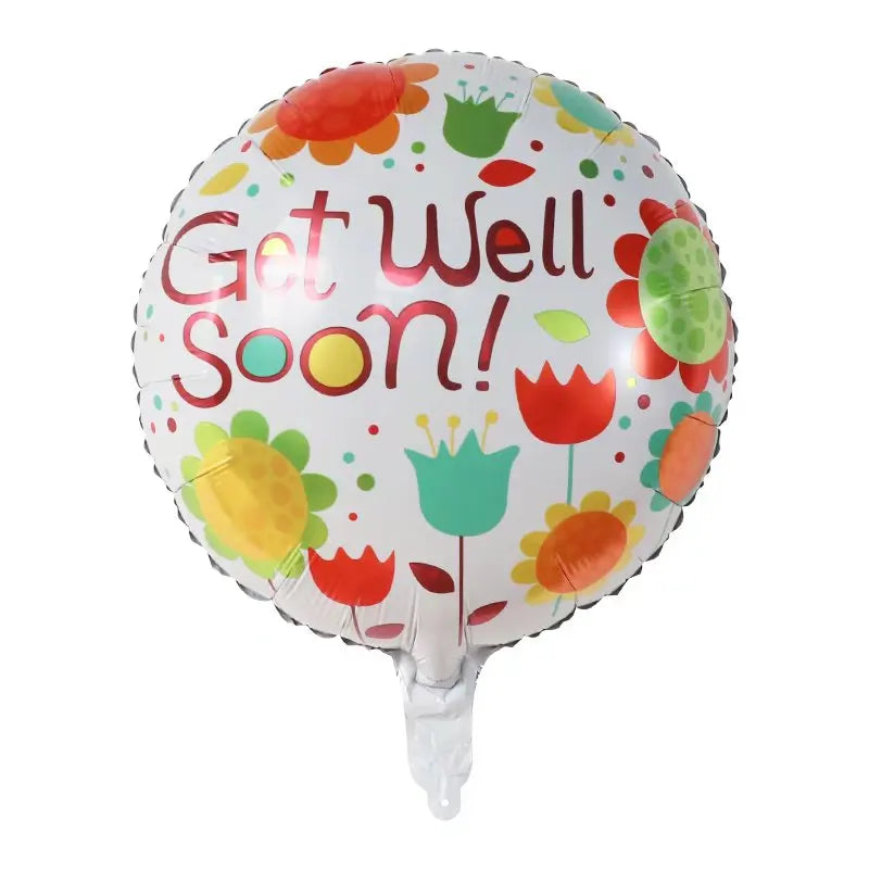 10pcs 18inch Get Well Soon Foil Balloons Best Wishes Helium Balloon For Birthday Wedding Patient's Blessing Decorations Kids Toy