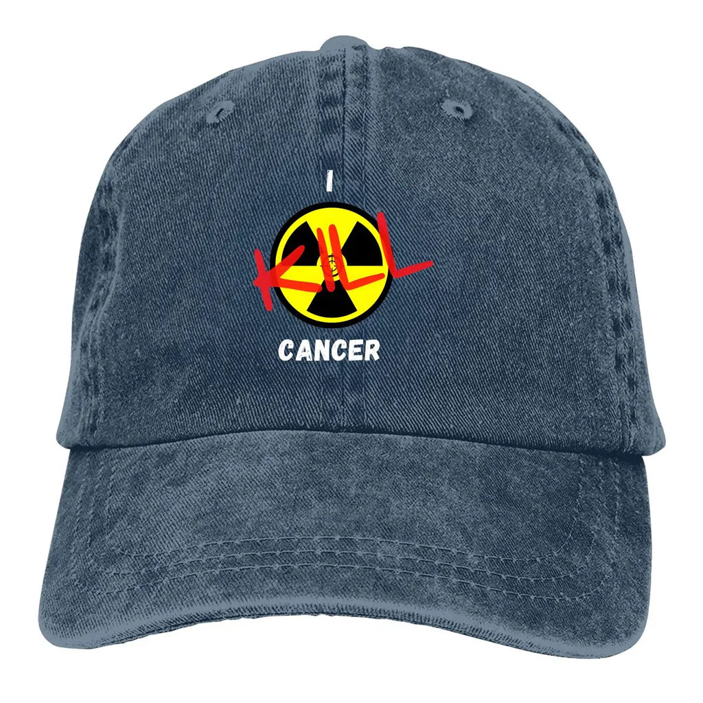 Kill Cancer Baseball Cap Men Hats Women Visor Protection Snapback Radiation Symbol Caps