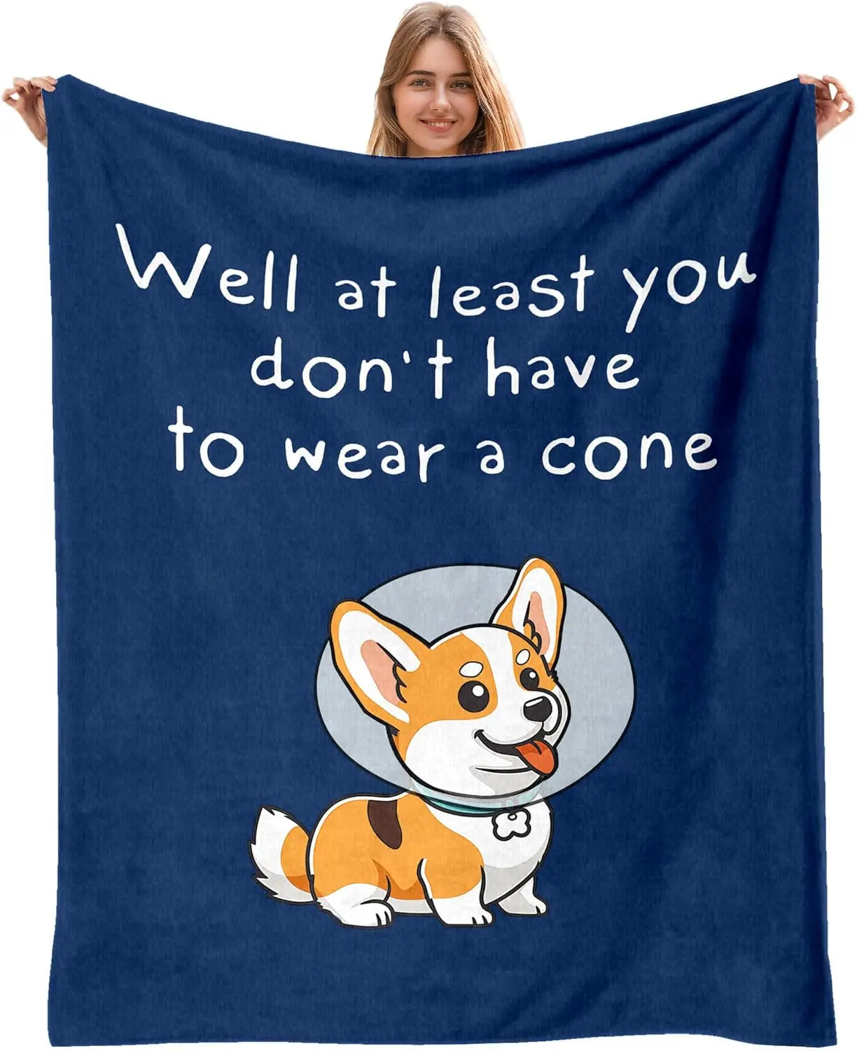 Get Well Gifts for Women/Men After Surgery,  Get Well Blanket. At least you don't have to wear a cone