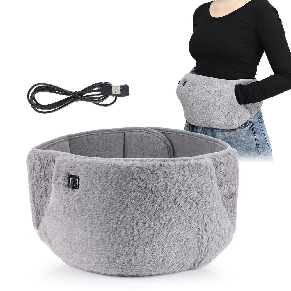 Electric Heating Period Cramp Belt 3 Levels Temperature Adjustable Comfort Heating Pads Stomach Abdominal Warm Palace Belt