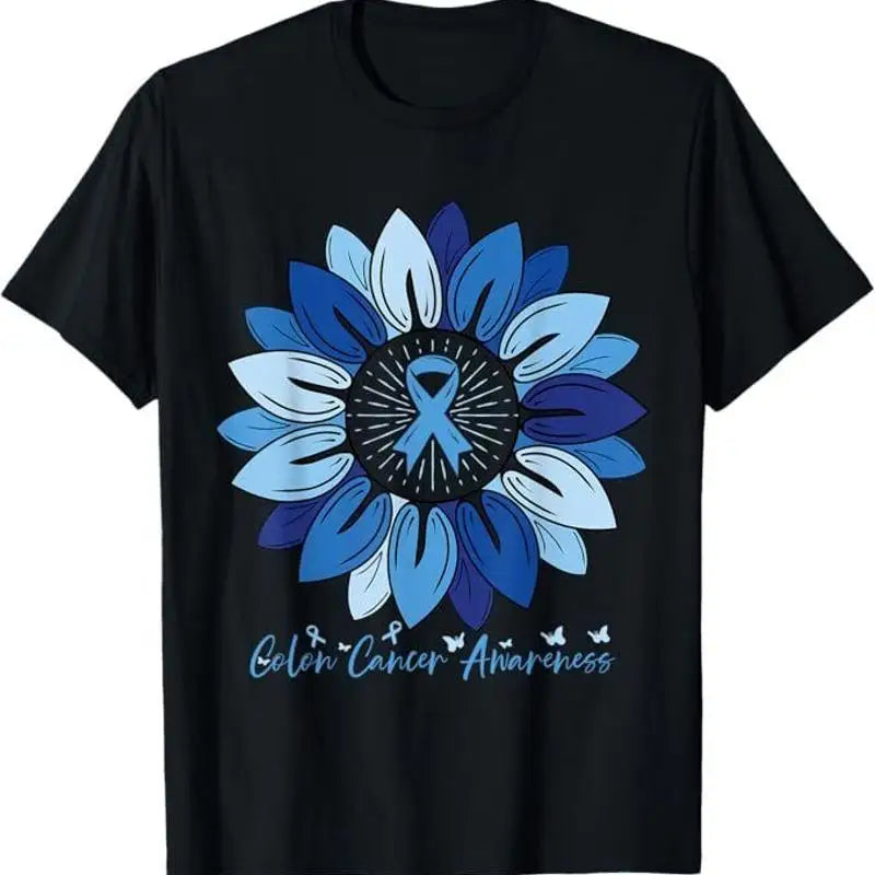 Sunflower Colon Cancer Awareness Month T-Shirt