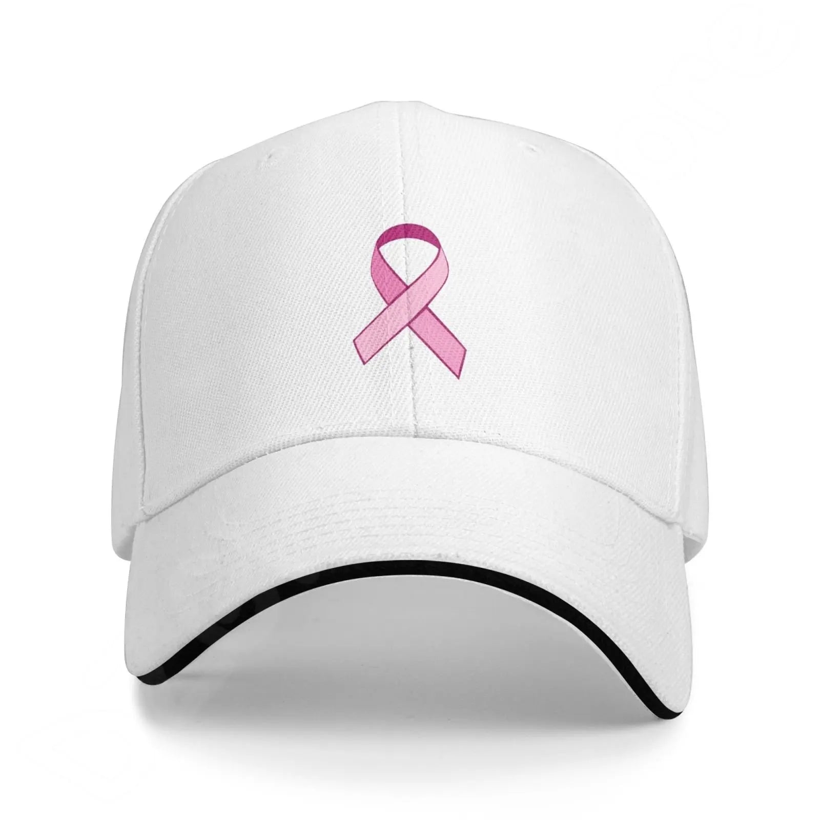 Pink Ribbon Support Breast Cancer Baseball Caps Women Casual Sun Protection Hats Unisex Adjustable Trucker Hat Dropshipping