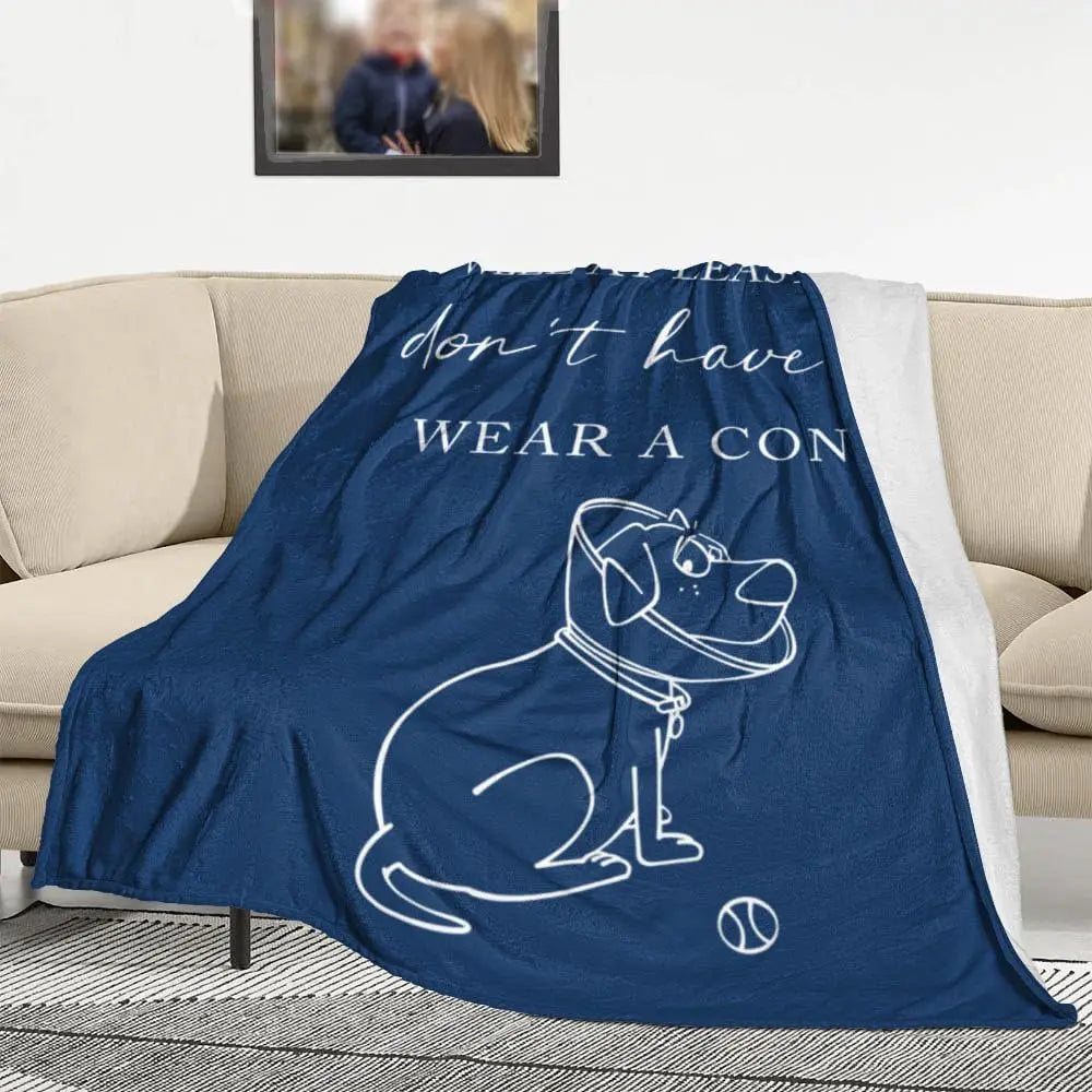 Get Well Gifts for Women/Men Blanket Blue, Get Well Soon/Feel Better/Surgery Recovery/Cheer Up Gifts for Women, at cone