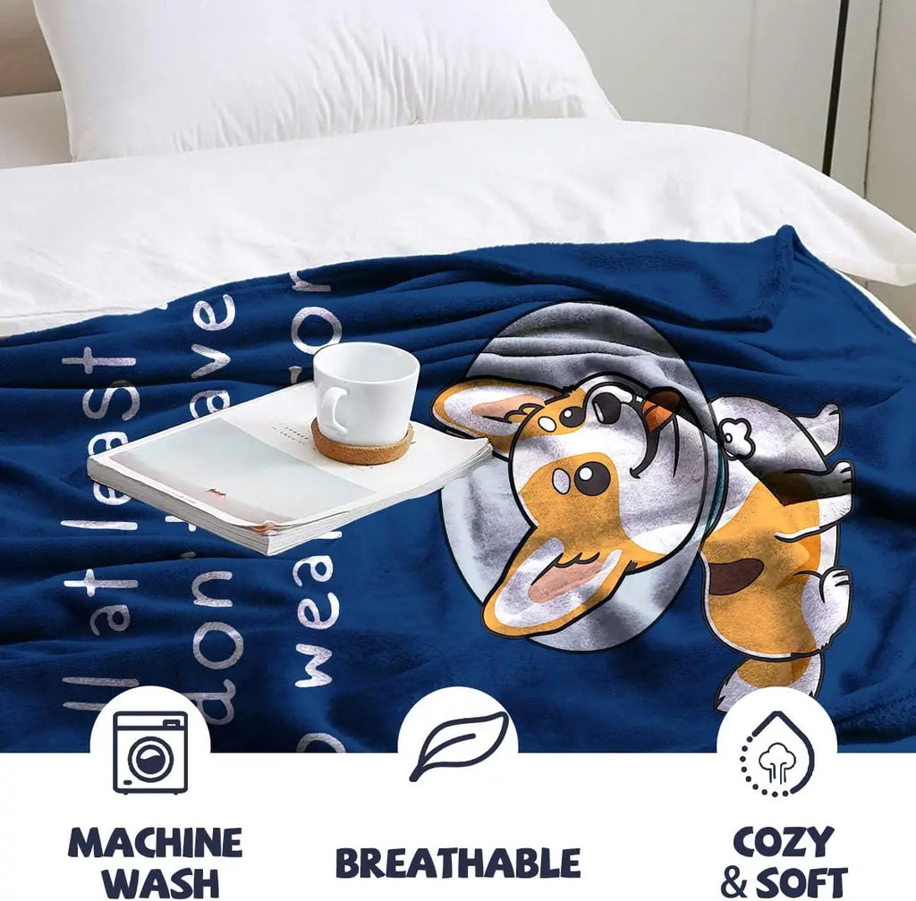 Get Well Gifts for Women/Men After Surgery,  Get Well Blanket. At least you don't have to wear a cone