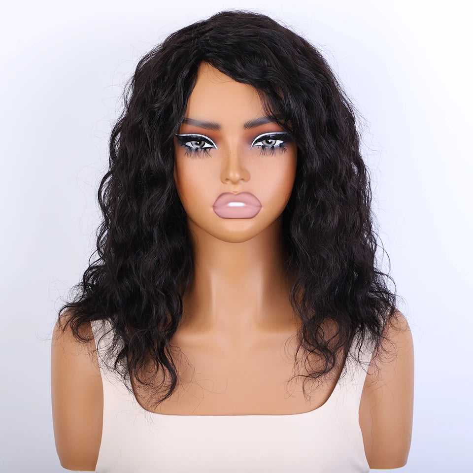 Sleek 100% Real Ready To Wear Short Bodywave Brazilian Hair Wigs 2# Colored Hair Wigs 4# Brown Colored Human Hair Wigs For Women