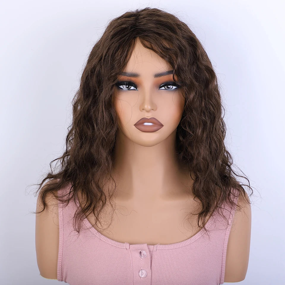 Sleek 100% Real Ready To Wear Short Bodywave Brazilian Hair Wigs 2# Colored Hair Wigs 4# Brown Colored Human Hair Wigs For Women