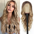 Blonde Women's Wigs Ombre Blonde Curly Wig Wig Ladies Synthetic