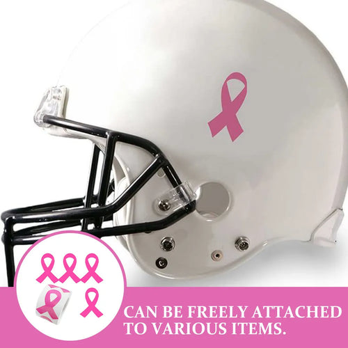 320 PIECE Pink Ribbon Stickers Breast Cancer Awareness DIY Decorative Promotional Decals for Water Bottles Notebooks Windows
