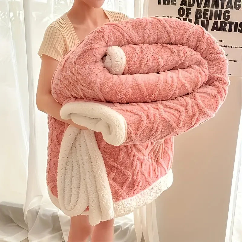 Treatment Blanket- weighted slightly, 1pc Weighted Blanket 7lbs for Adults - Soft, Warm, and Thickened Calm Blanket for Ultimate Comfort ClearancePRICE