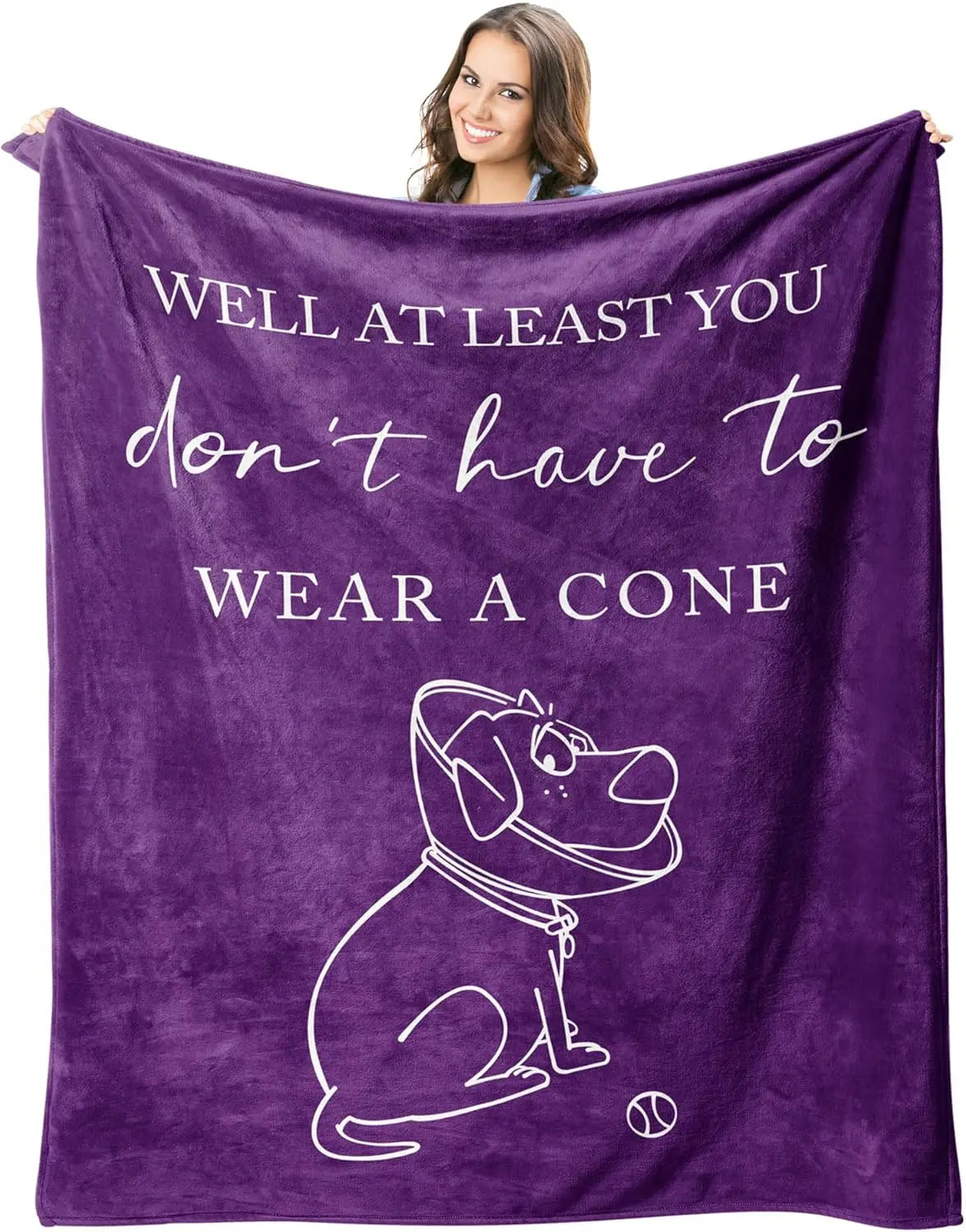 Get Well Gifts for Women/Men Blanket Blue, Get Well Soon/Feel Better/Surgery Recovery/Cheer Up Gifts for Women, at cone
