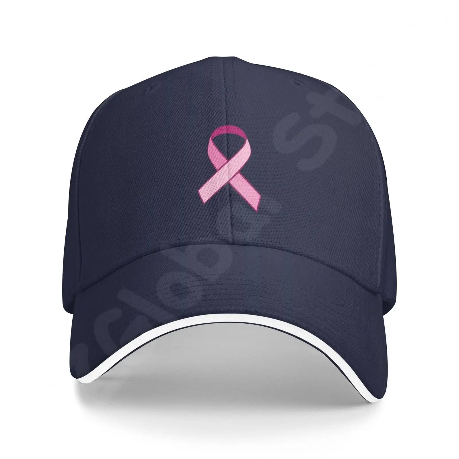 Pink Ribbon Support Breast Cancer Baseball Caps Women Casual Sun Protection Hats Unisex Adjustable Trucker Hat Dropshipping