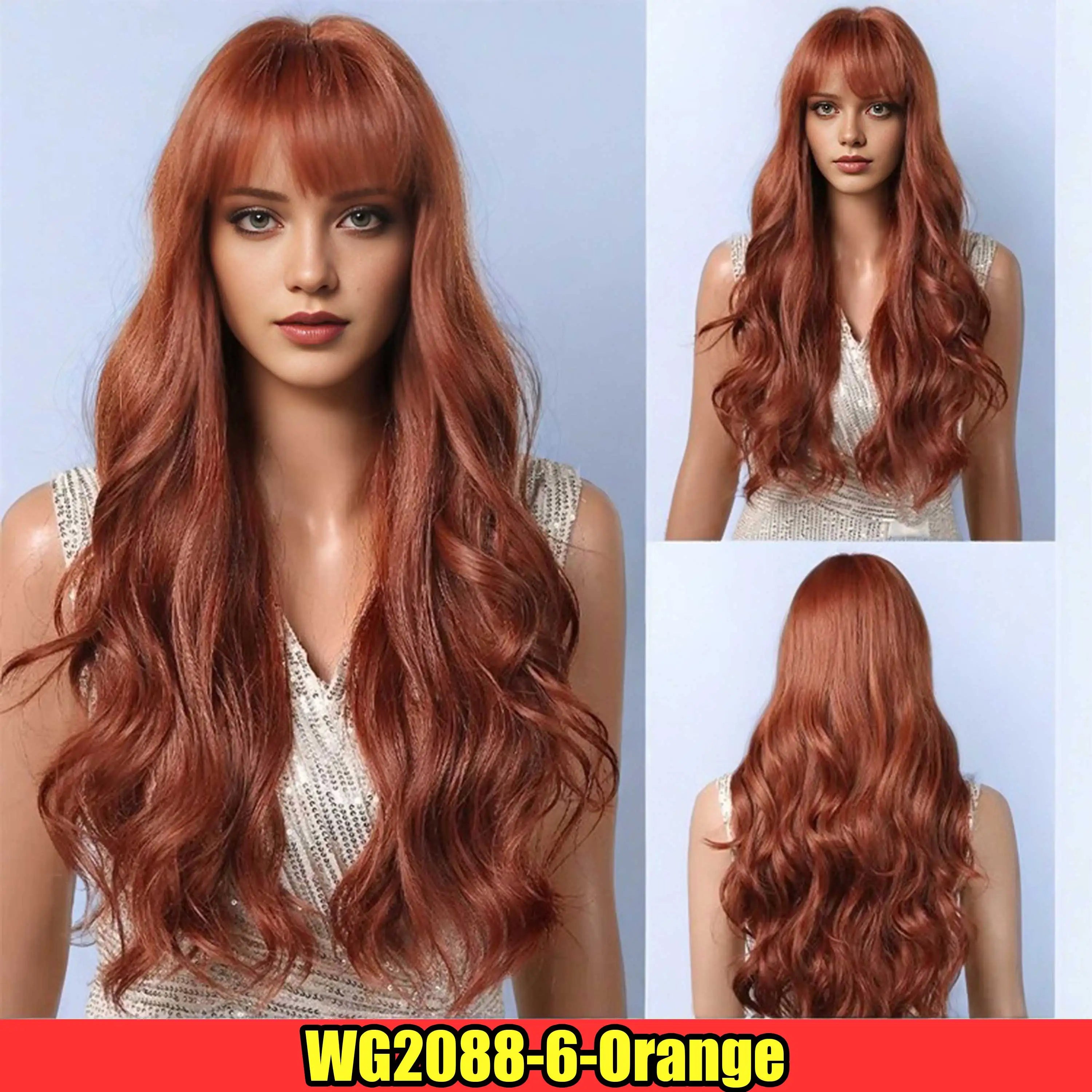 Blonde Women's Wigs Ombre Blonde Curly Wig Wig Ladies Synthetic