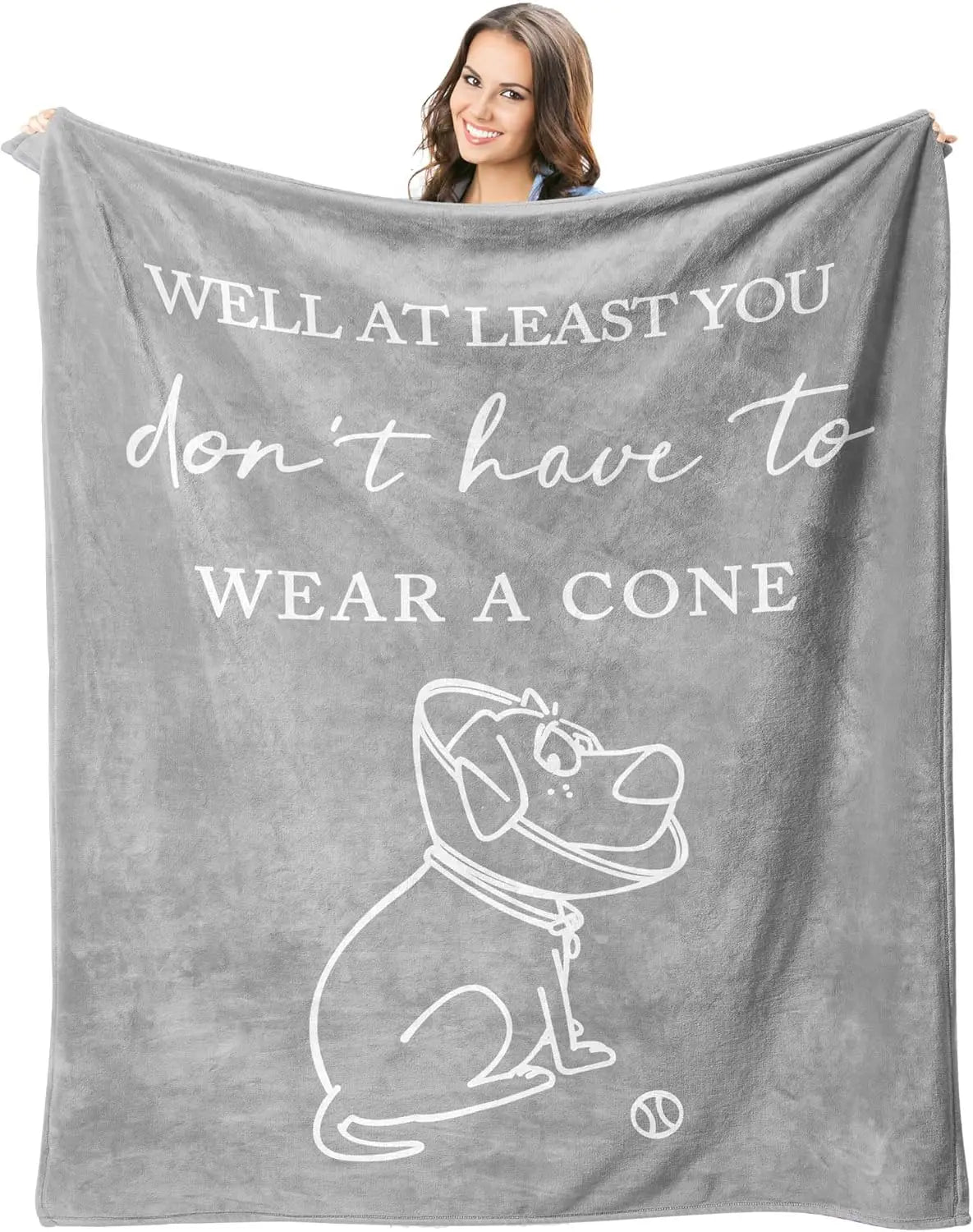 Get Well Gifts for Women/Men Blanket Blue, Get Well Soon/Feel Better/Surgery Recovery/Cheer Up Gifts for Women, at cone