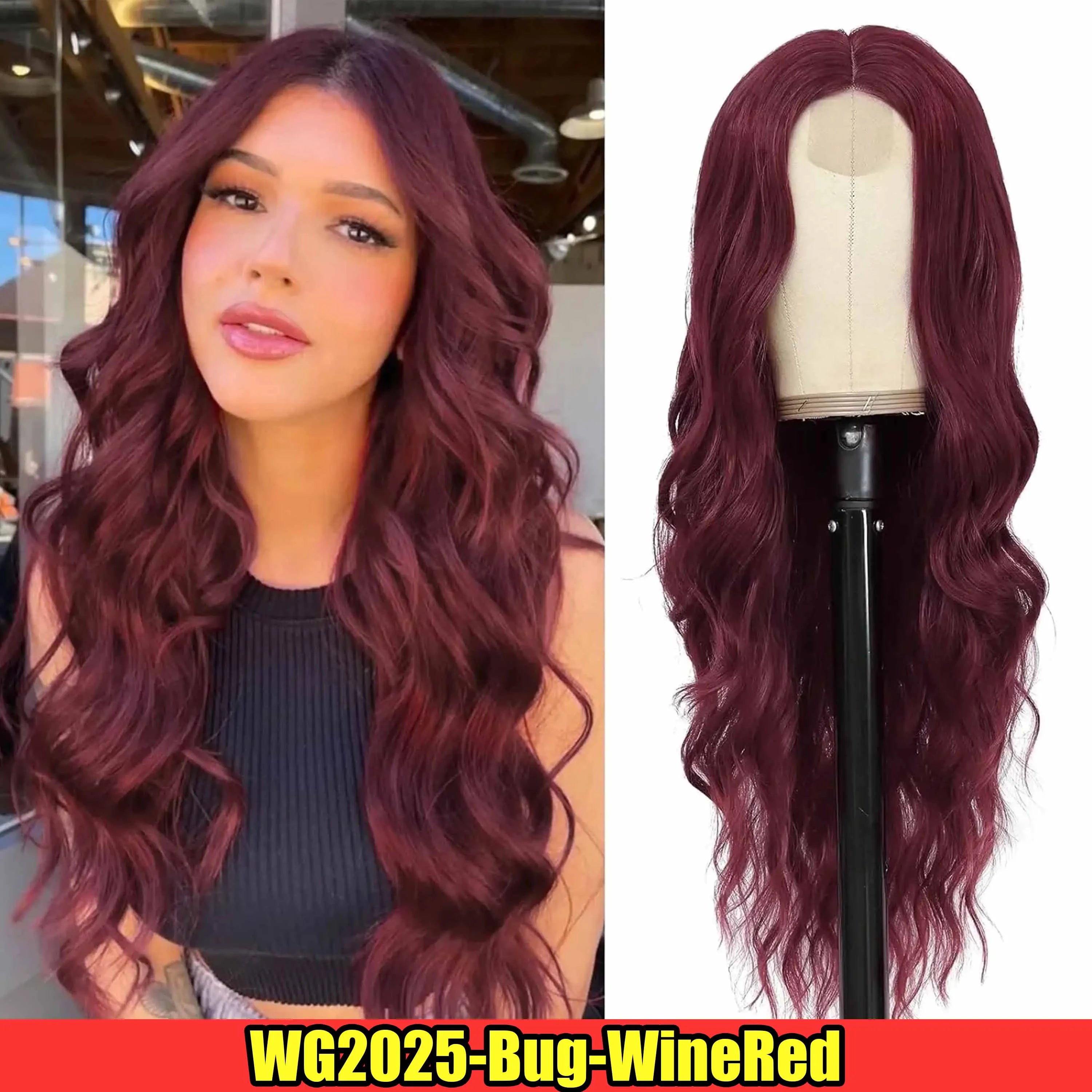 Blonde Women's Wigs Ombre Blonde Curly Wig Wig Ladies Synthetic