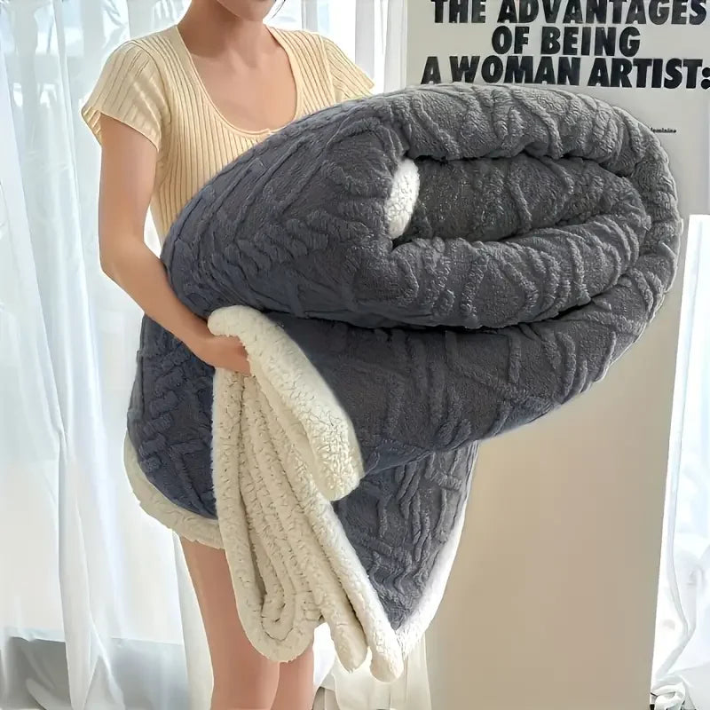 Treatment Blanket- weighted slightly, 1pc Weighted Blanket 7lbs for Adults - Soft, Warm, and Thickened Calm Blanket for Ultimate Comfort ClearancePRICE