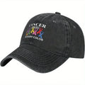 Cancer Sucks- In Every Color Awareness Ribbons Baseball Cap Cotton Adjustable Adult Hat