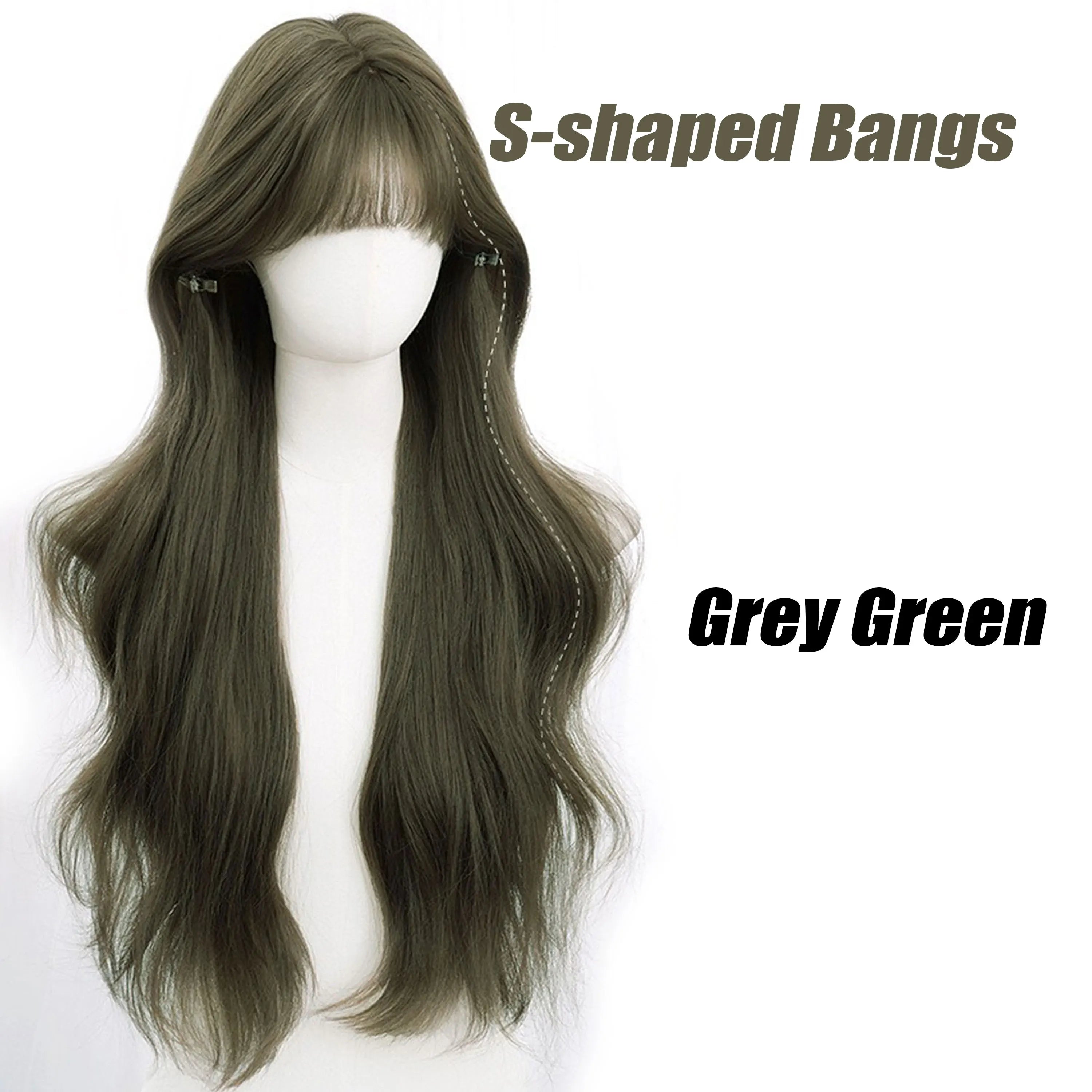 Blonde Women's Wigs Ombre Blonde Curly Wig Wig Ladies Synthetic