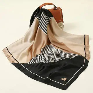 70*70cm Silk Neck Scarf Women Luxury Square Scarf, Headband Shawls Brand Wraps Neckerchief Hair Bandana