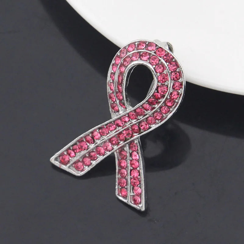 Breast Cancer Awareness Pink Ribbon Necklaces Pendant Jewelry support for all those suffering breast cancer