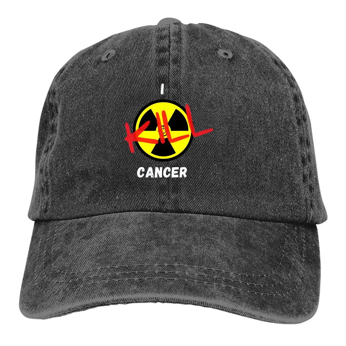 Kill Cancer Baseball Cap Men Hats Women Visor Protection Snapback Radiation Symbol Caps