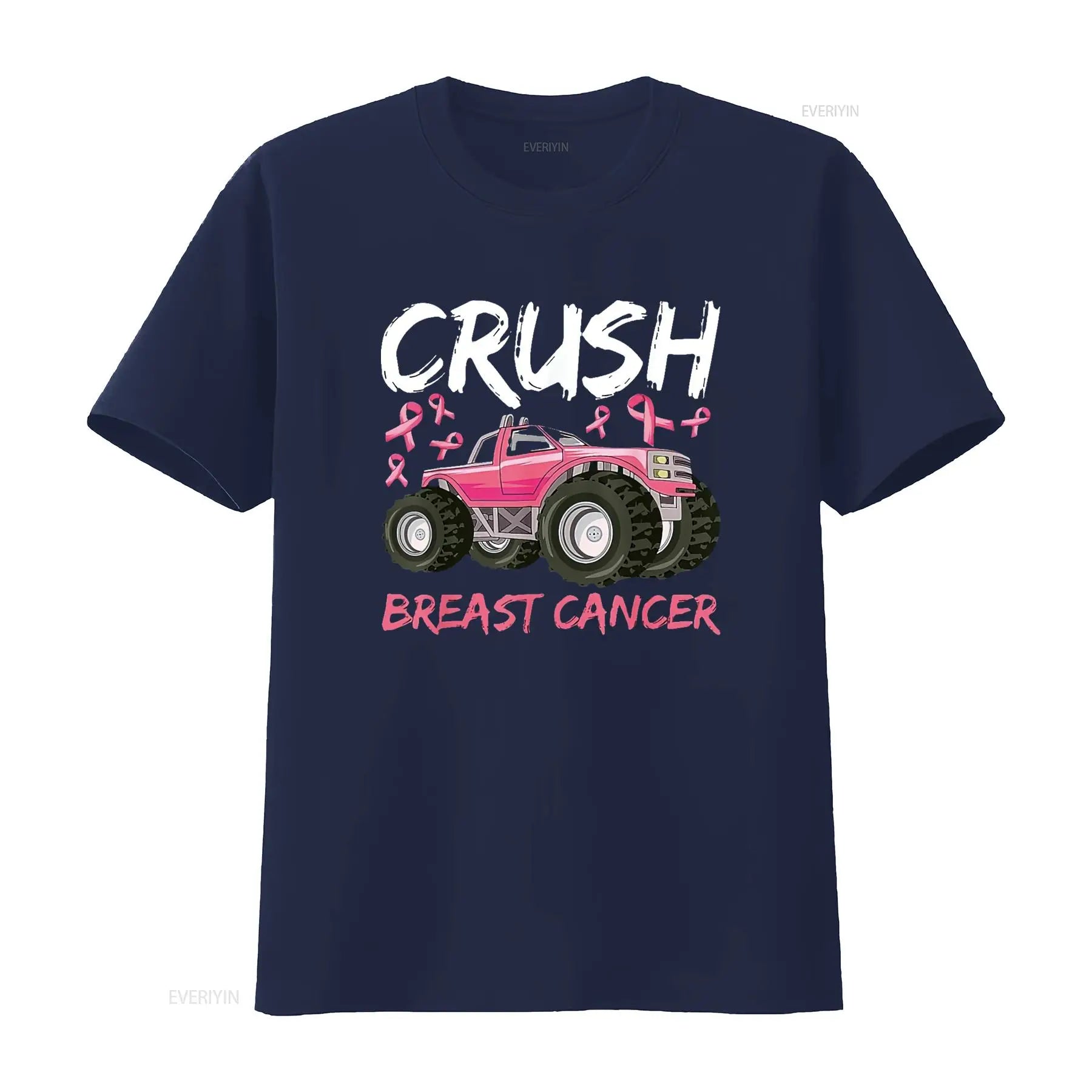 Mens Boys Breast Cancer Awareness T Shirt For Kids Toddlers Black Small vintage Washed homme Slightly Versatile