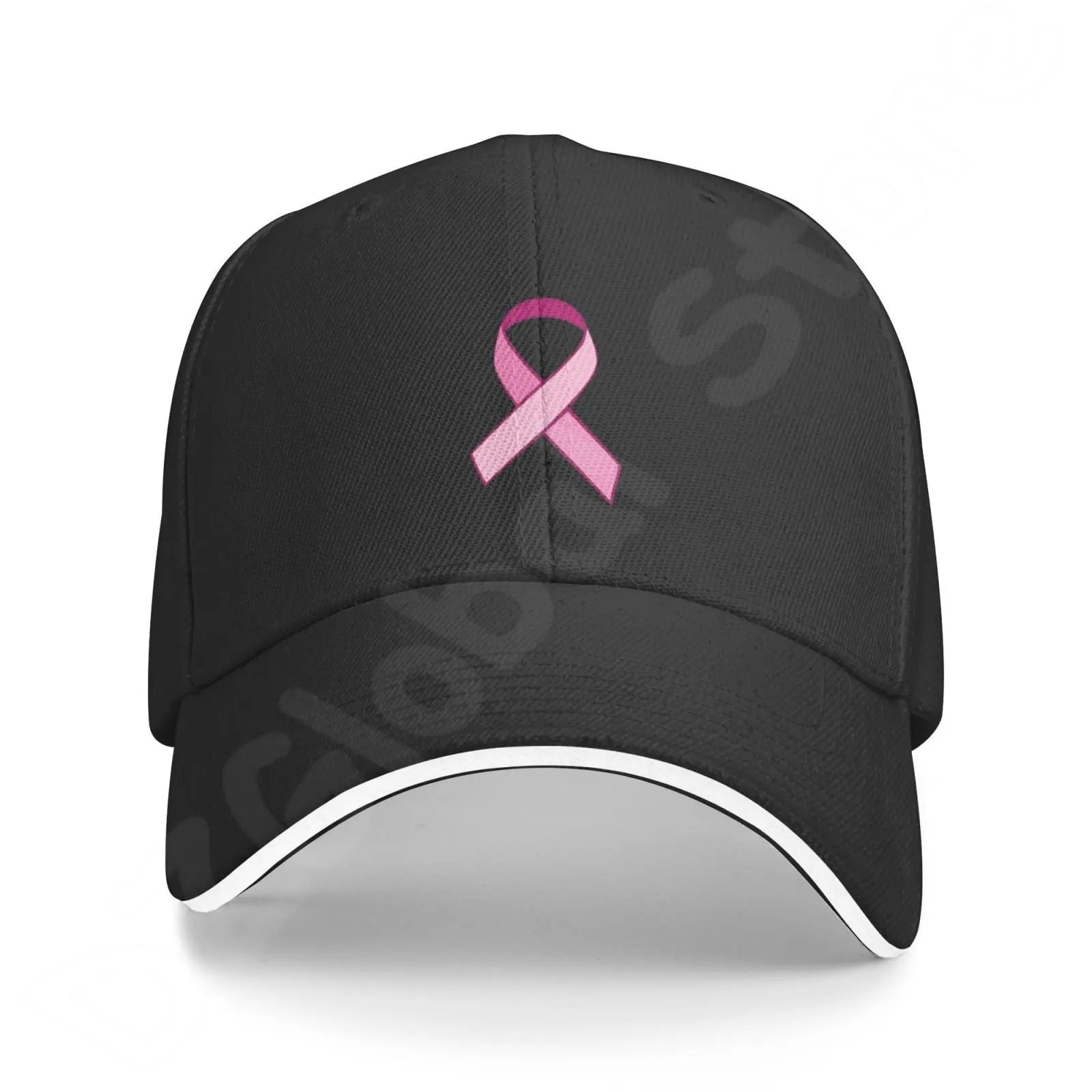 Pink Ribbon Support Breast Cancer Baseball Caps Women Casual Sun Protection Hats Unisex Adjustable Trucker Hat Dropshipping