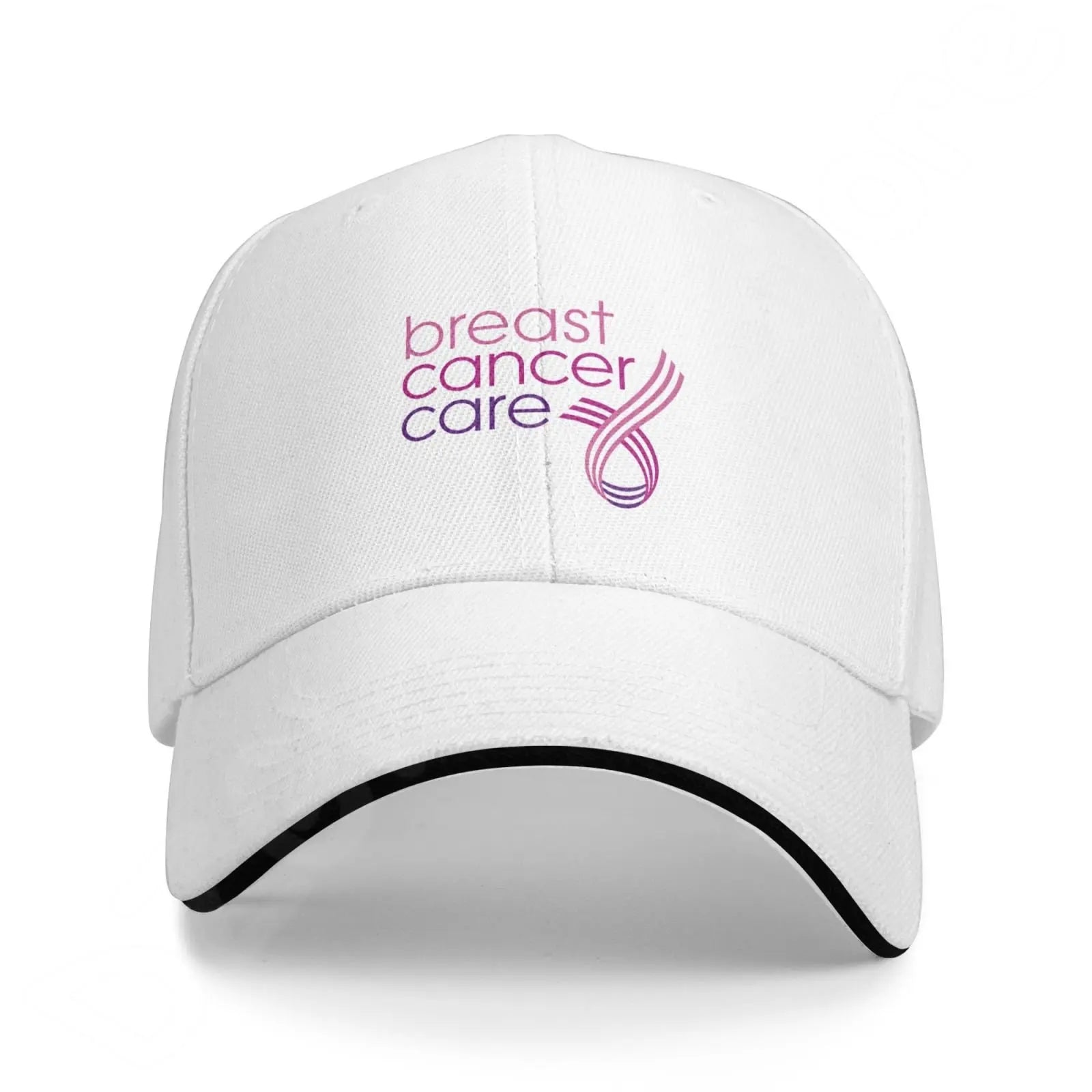 Pink Ribbon Support Breast Cancer Baseball Caps Women Casual Sun Protection Hats Unisex Adjustable Trucker Hat Dropshipping