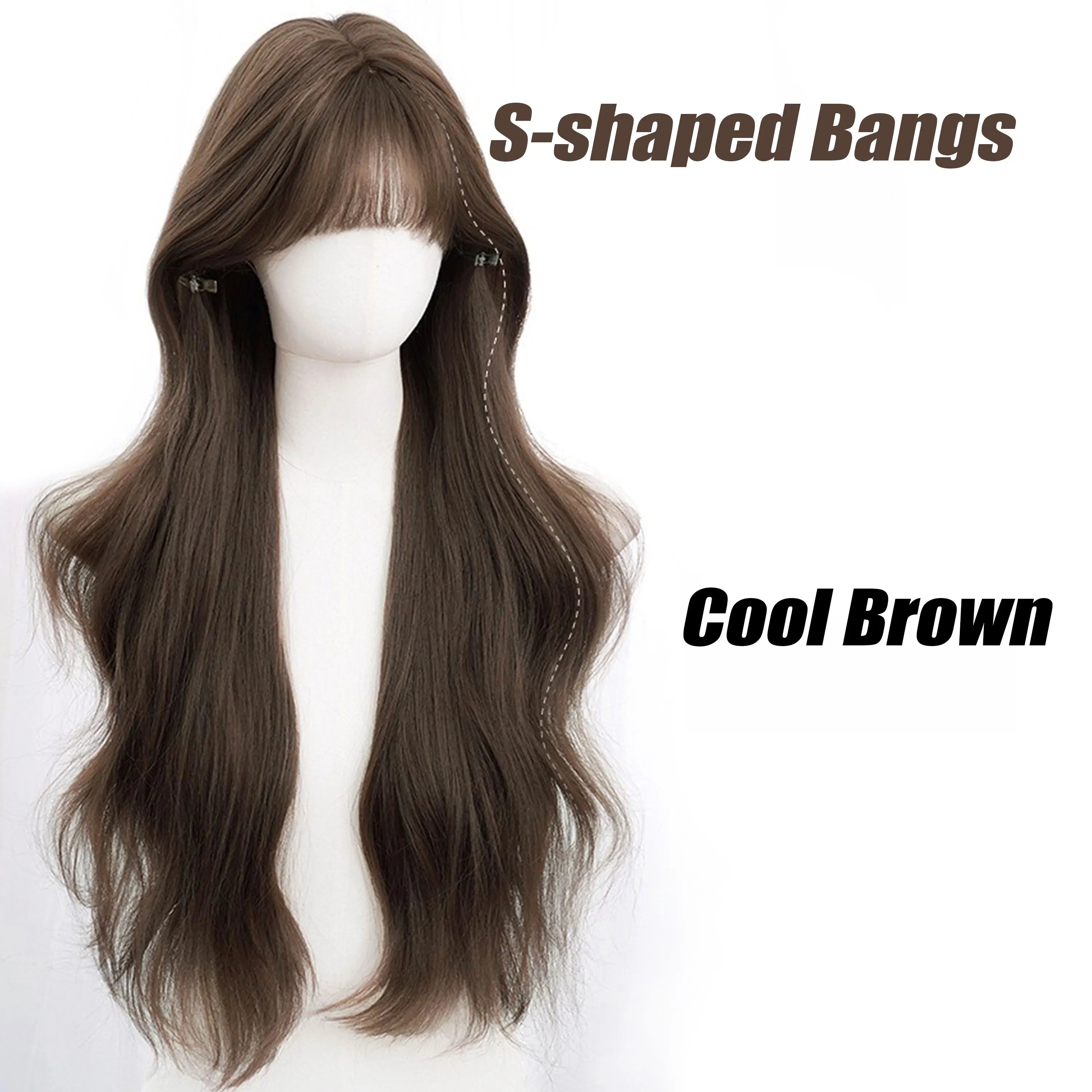 Blonde Women's Wigs Ombre Blonde Curly Wig Wig Ladies Synthetic
