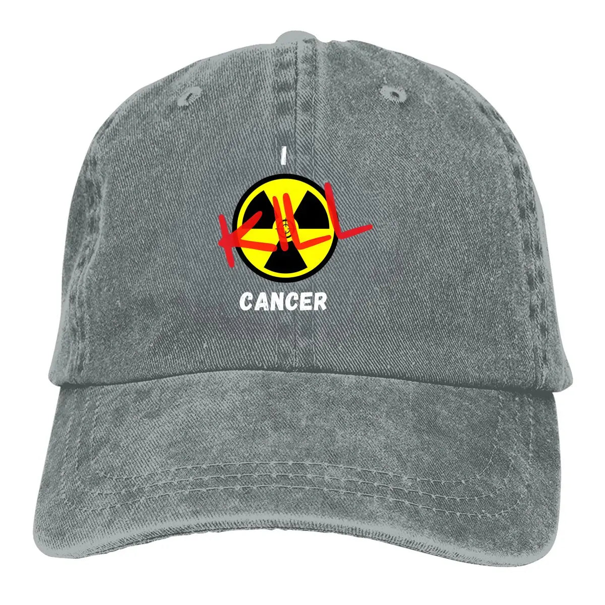 Kill Cancer Baseball Cap Men Hats Women Visor Protection Snapback Radiation Symbol Caps